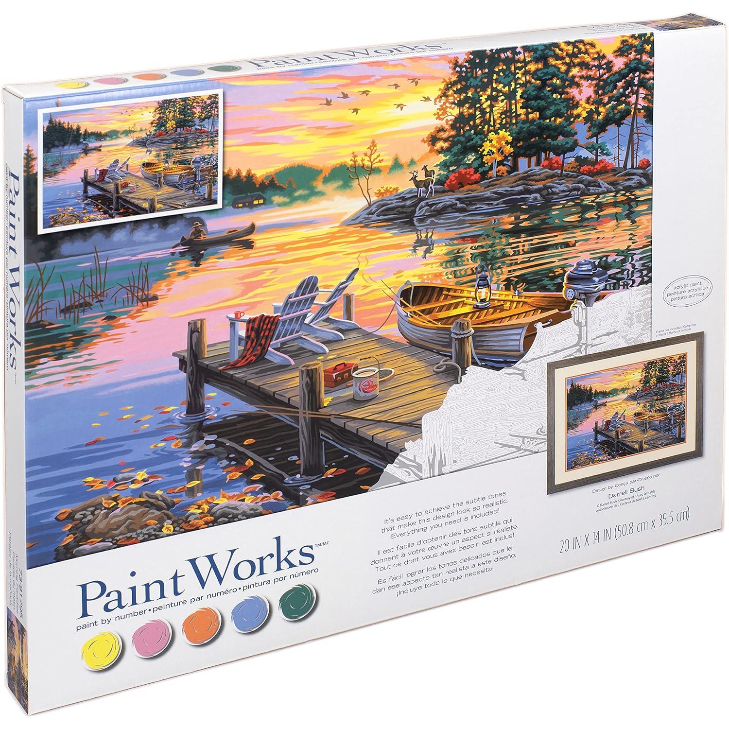 Paintworks® Morning Paradise Paint by Number Kit