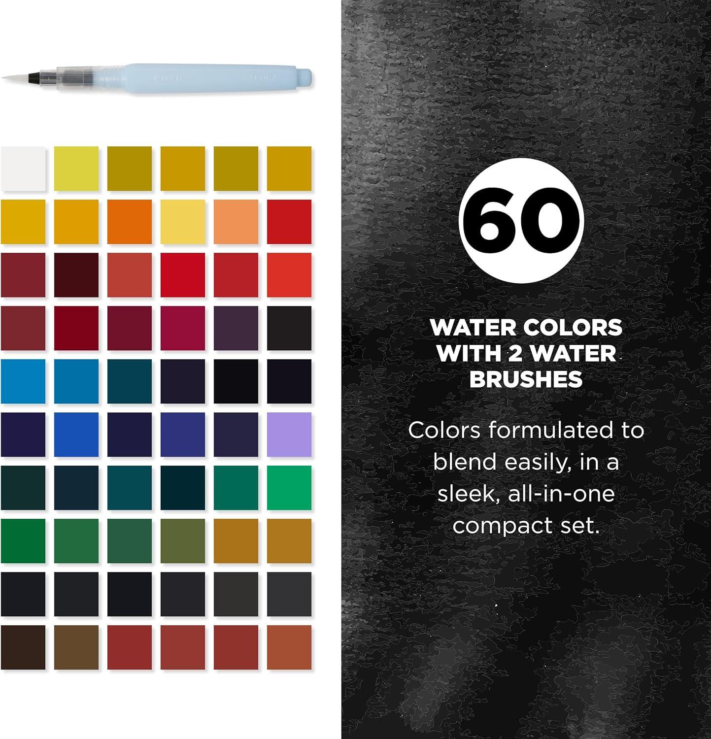 Sakura Koi Watercolors Studio Sketch Box Set, 60-Colors