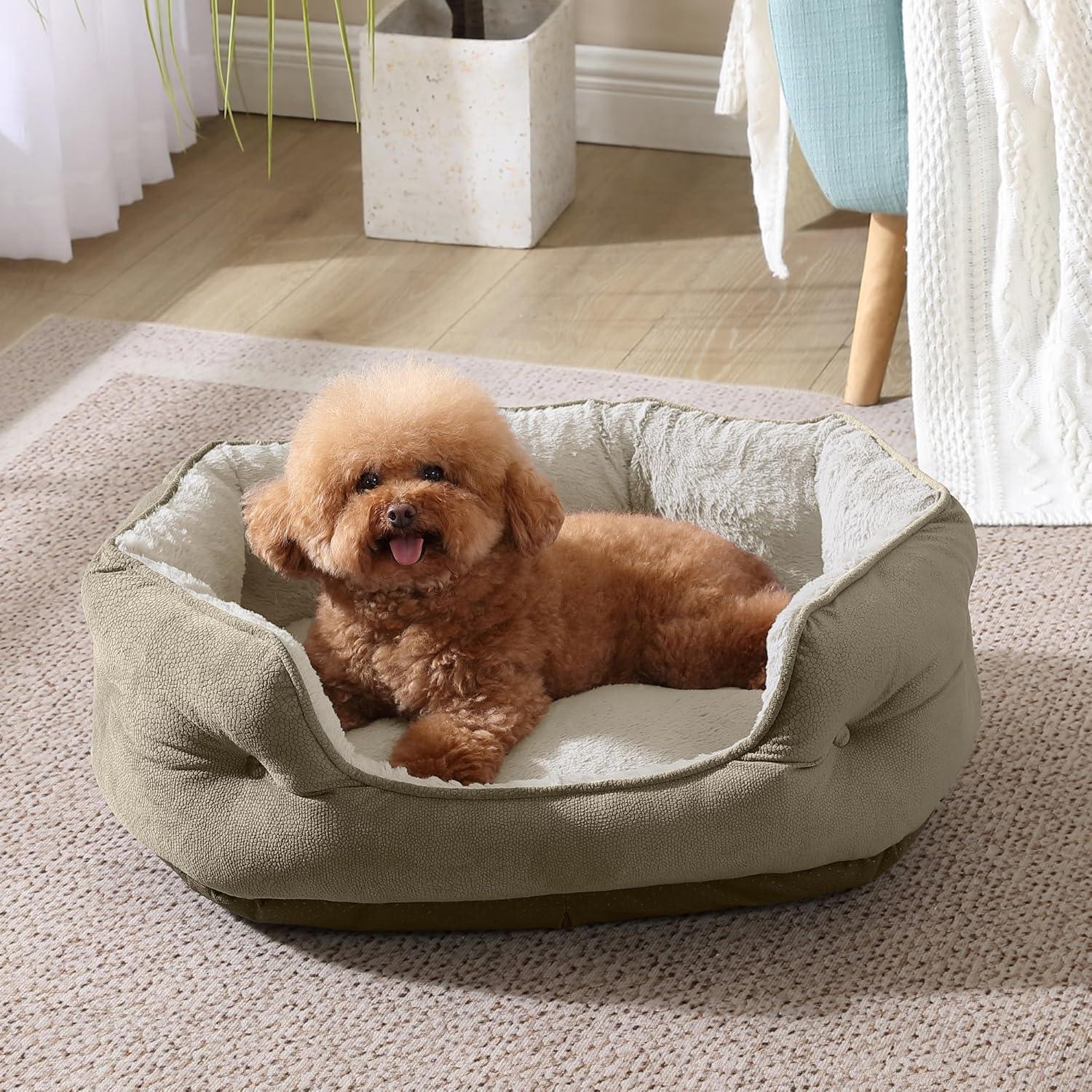 Arlee Home & Pet Step In Orthopedic Chew Resistant Eco-Friendly Memory Foam Dog Bolster Bed - Black - L