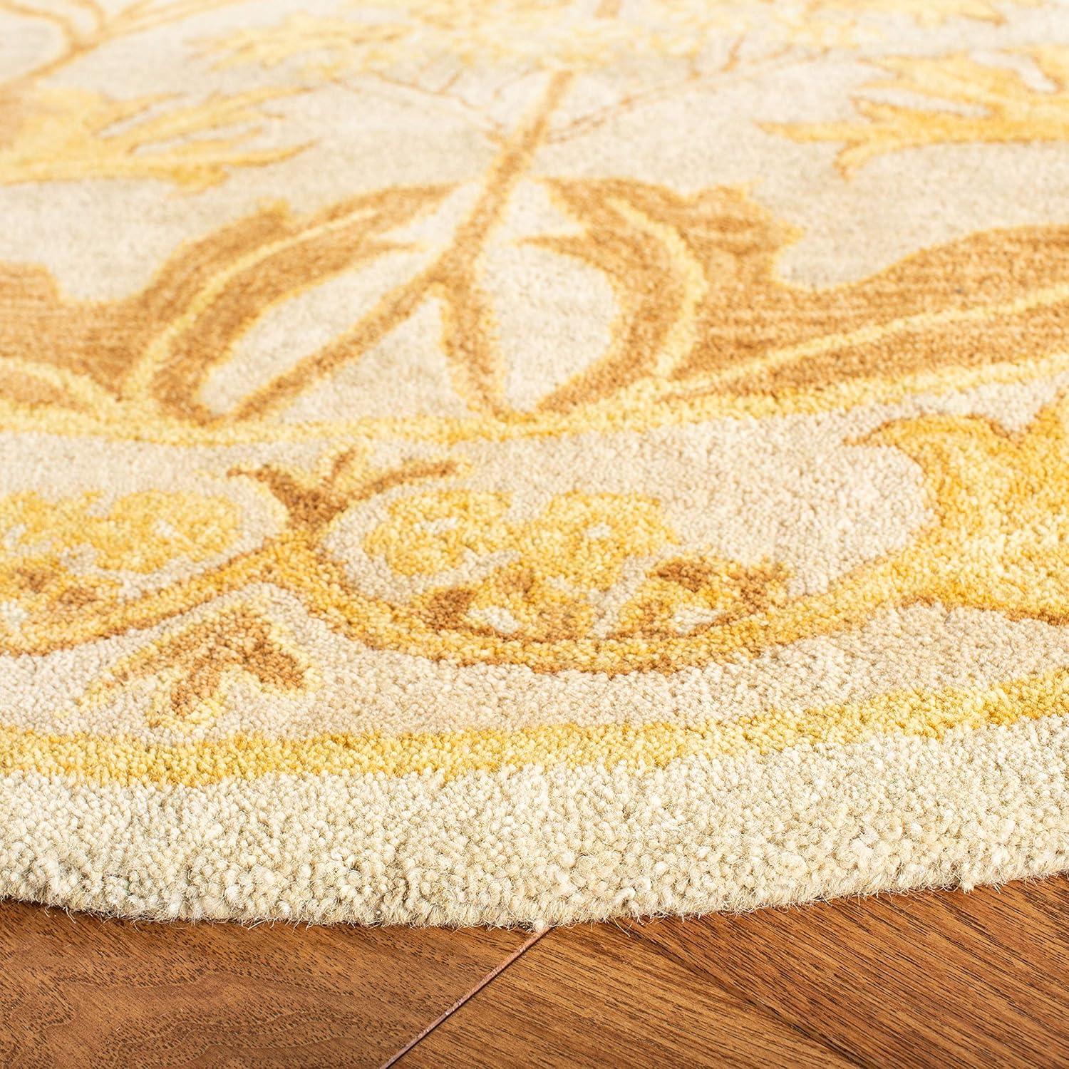 Safavieh ANATOLIA, BEIGE / GOLD, 4' X 4' Round, Area Rug