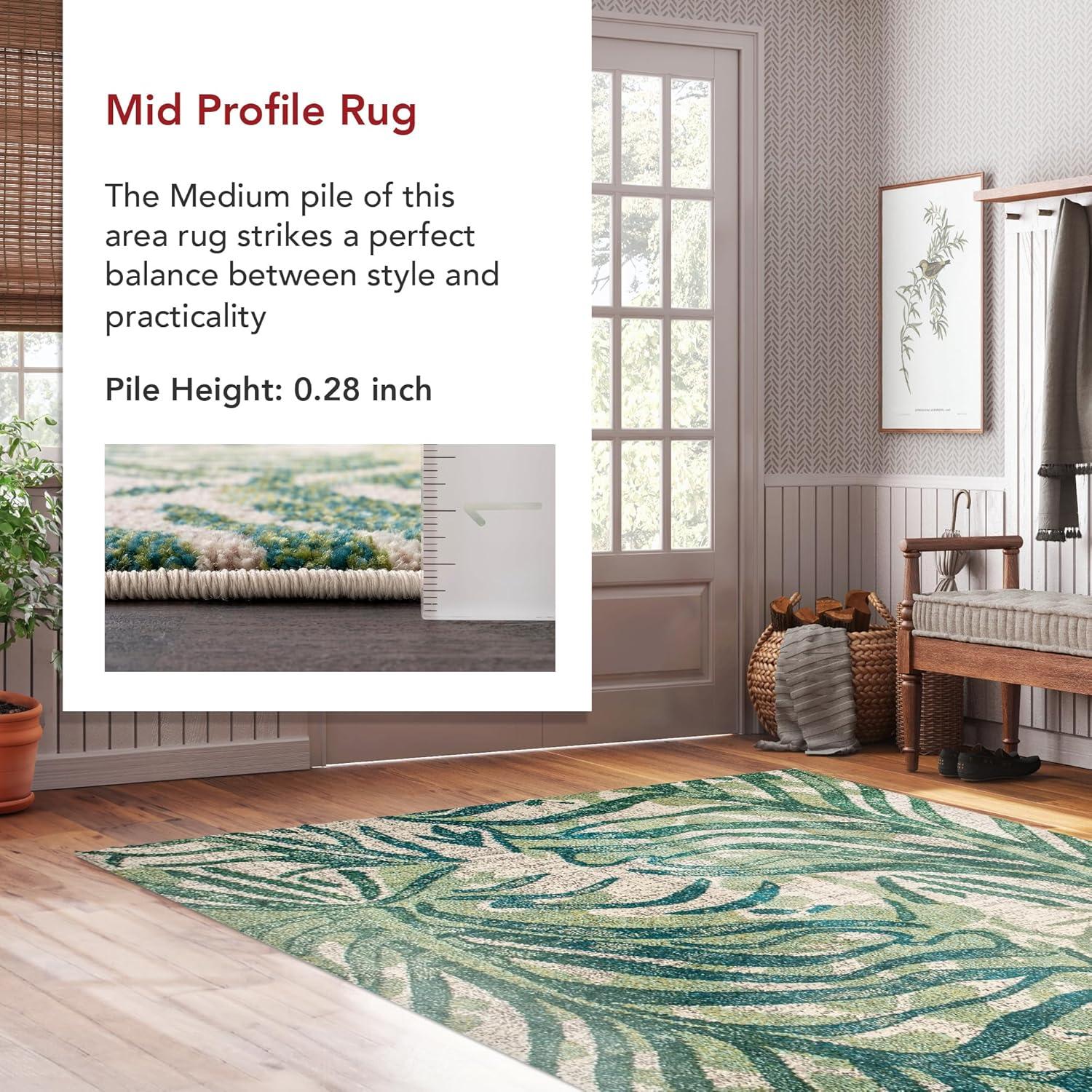 Nuloom Cali Abstract Floral Indoor Area Rug