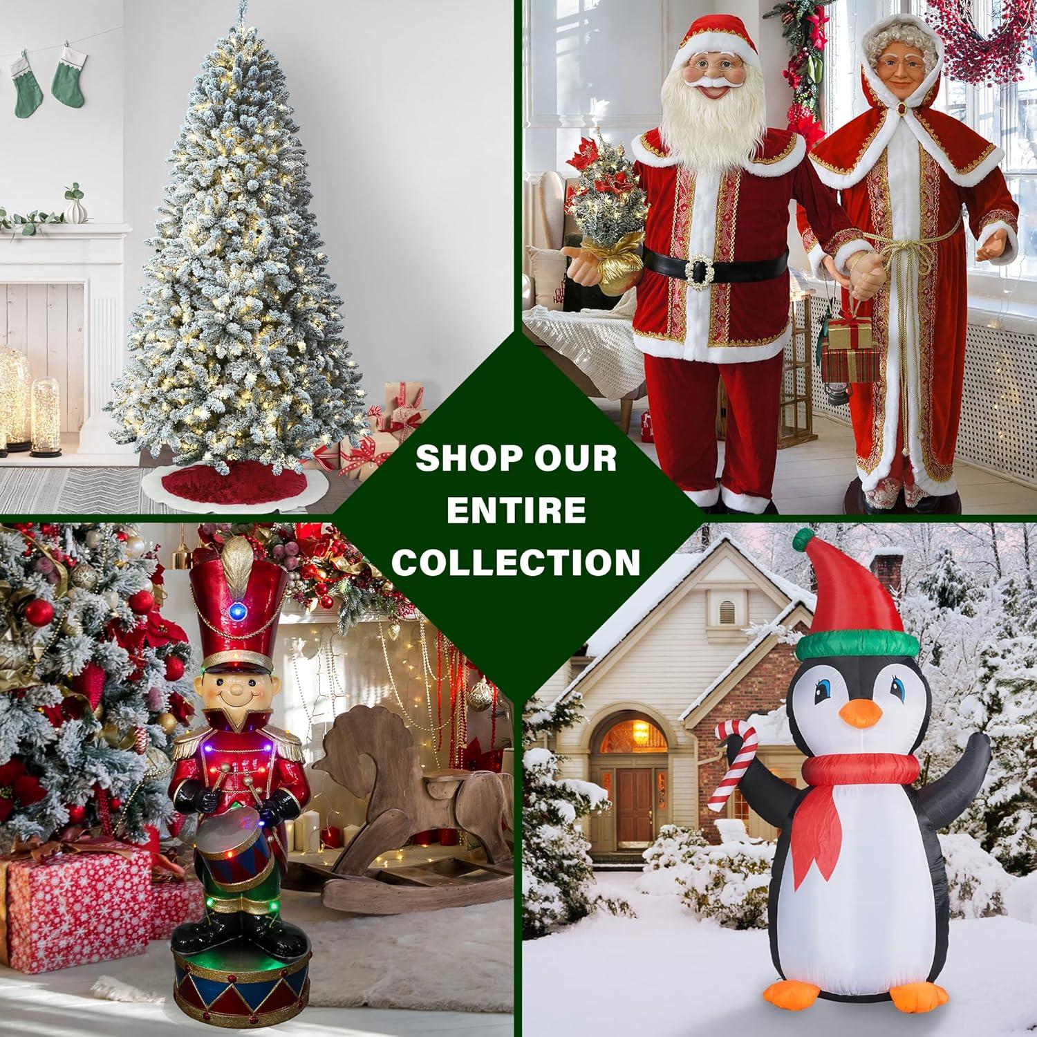 Fraser Hill Farm 6-Ft. Nutcracker Drummer Holiday Figurine, Life-Sized