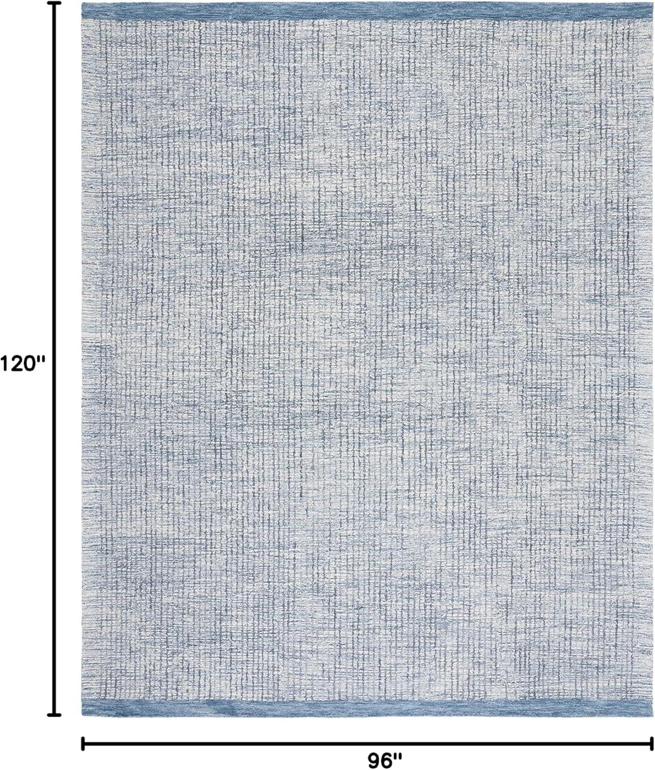 Metro MET151 Hand Tufted Indoor Area Rug - Ivory/Blue - 8'x10' - Safavieh