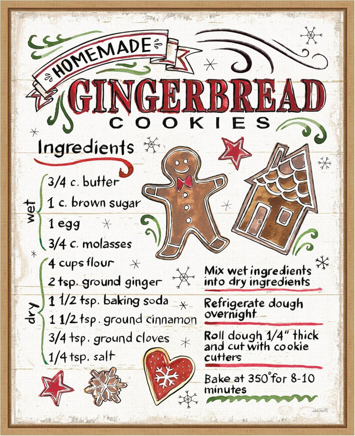 16" x 20" Christmas Treats VI Framed Wall Canvas - Amanti Art: Anne Tavoletti, Holiday Decor, Vertical Display