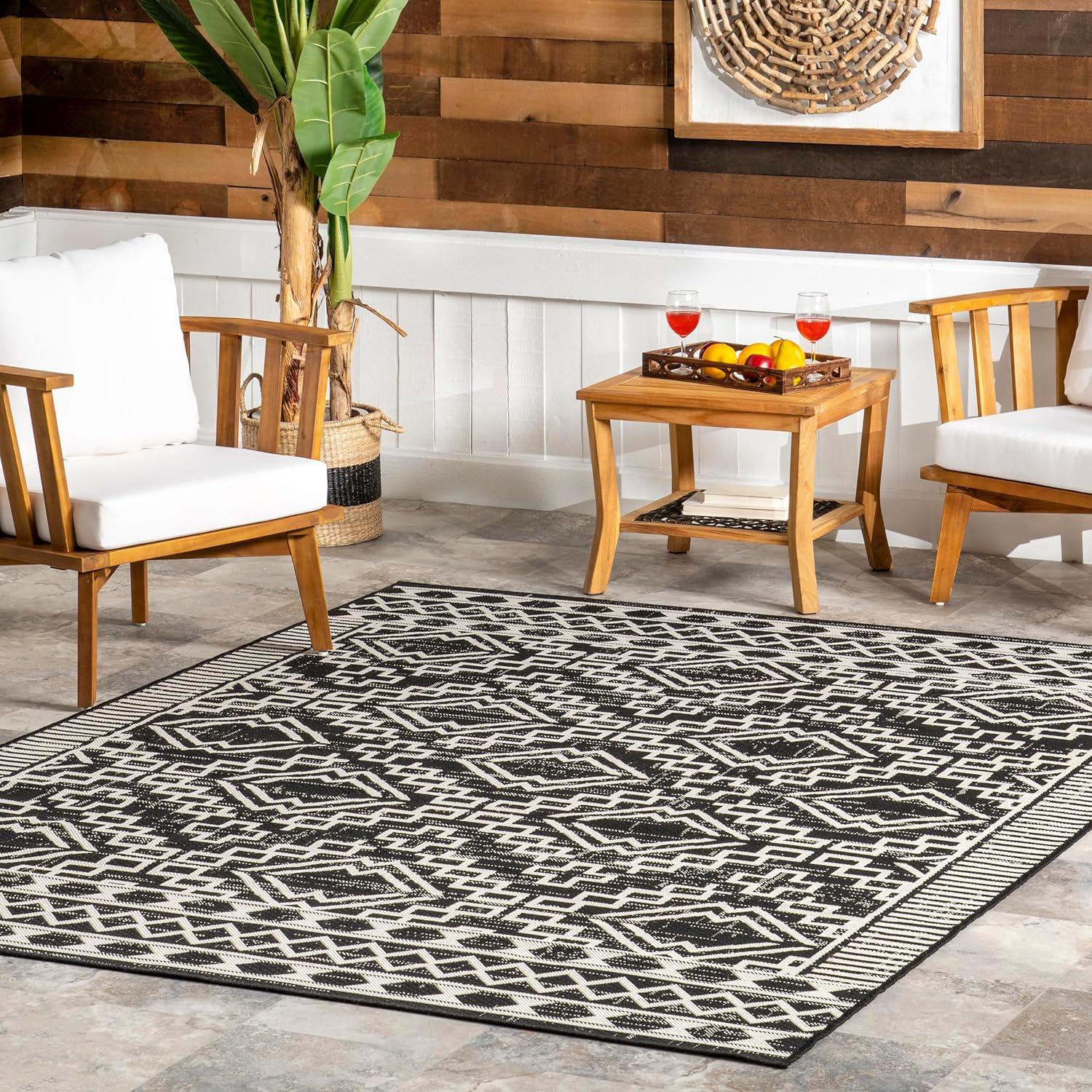 nuLOOM Cari Moroccan Global Indoor and Outdoor Area Rug