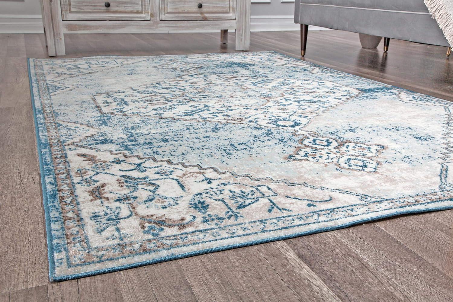 Rugs America Freida Vintage Farmhouse Area Rug