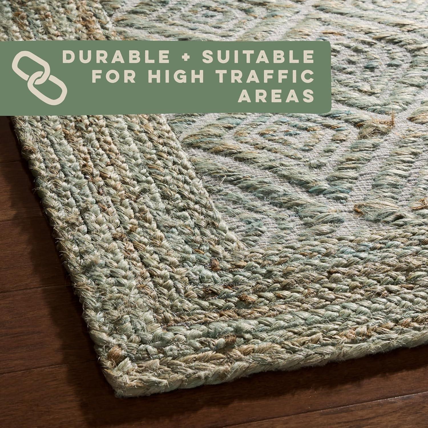 Town & Country Terra Nalani Textured Diamond Olive Green