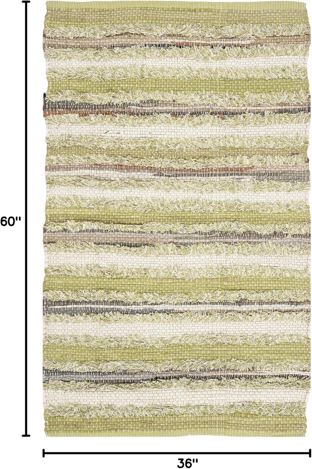 Bester Hand Woven Cotton Striped Rug