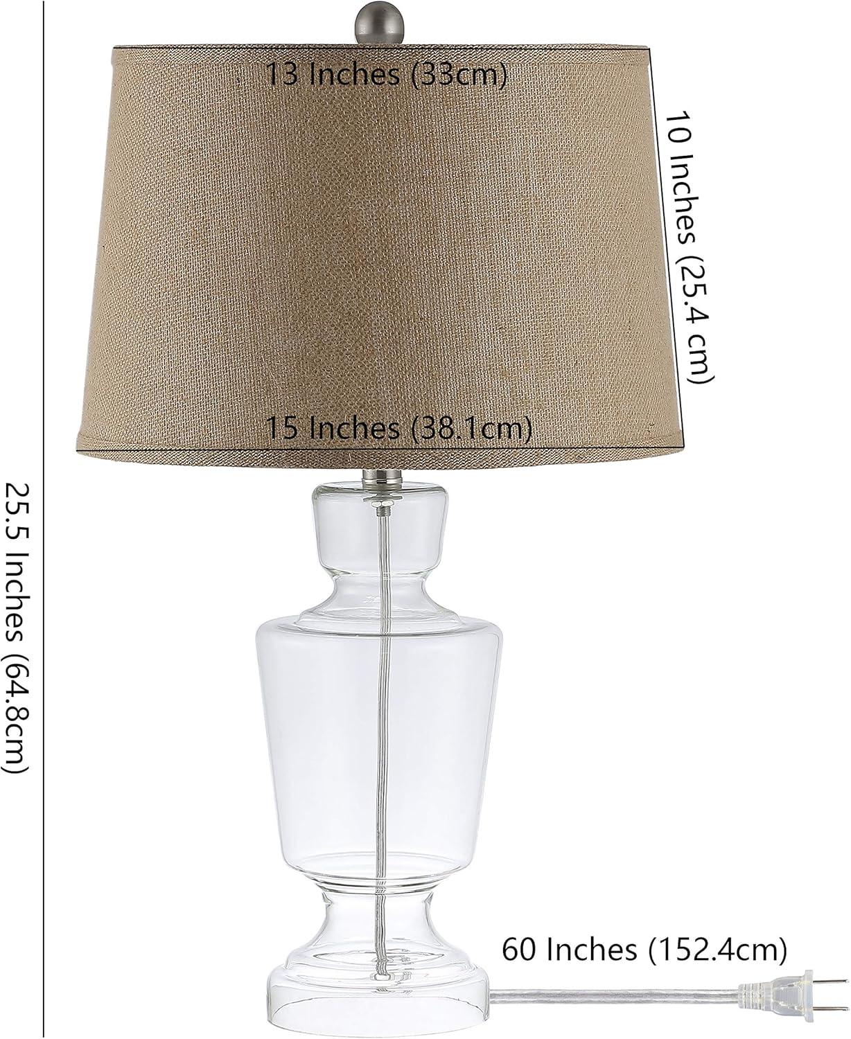 Amby Table Lamp (Set of 2) - 24 Inch Height - TBL4287 - Clear - Safavieh