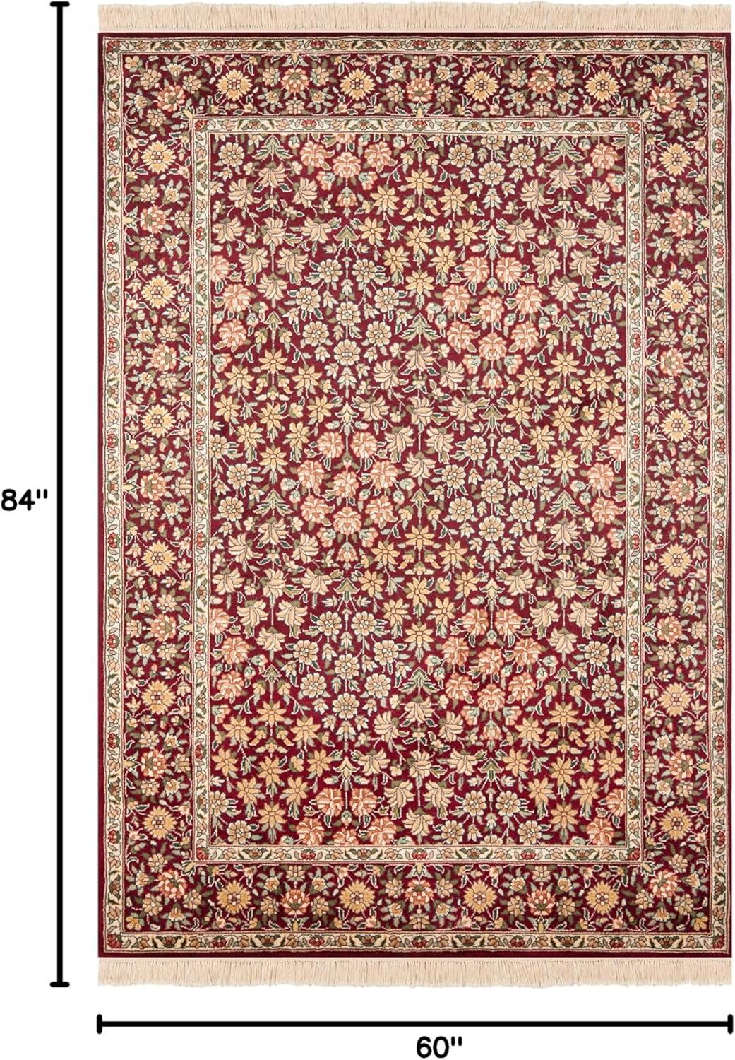 Royal Kerman 100% Wool Pile Floral Rug