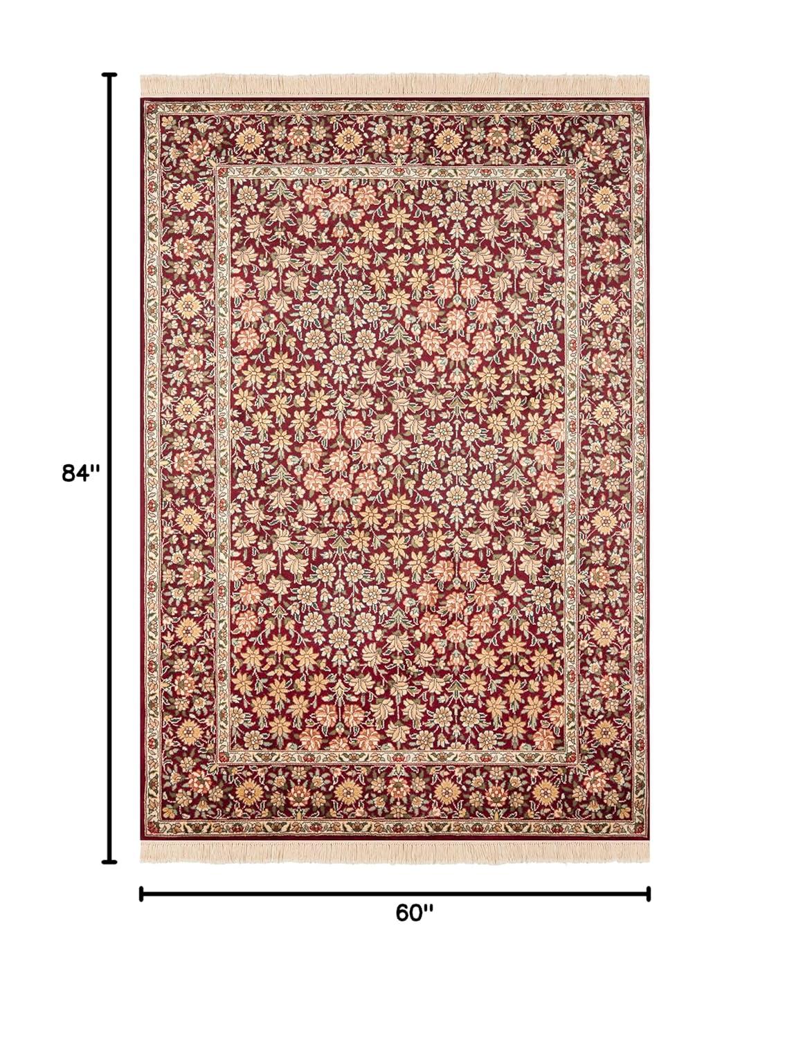 Royal Kerman 100% Wool Pile Floral Rug