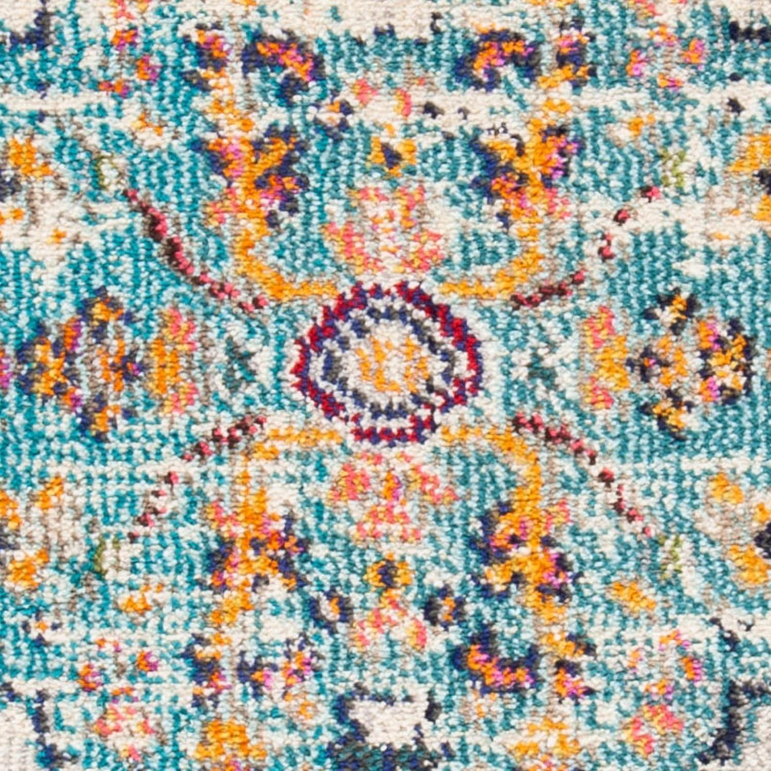 Madison MAD447 Power Loomed Accent Rug - Grey/Light Blue - 2'2"x4' - Safavieh.