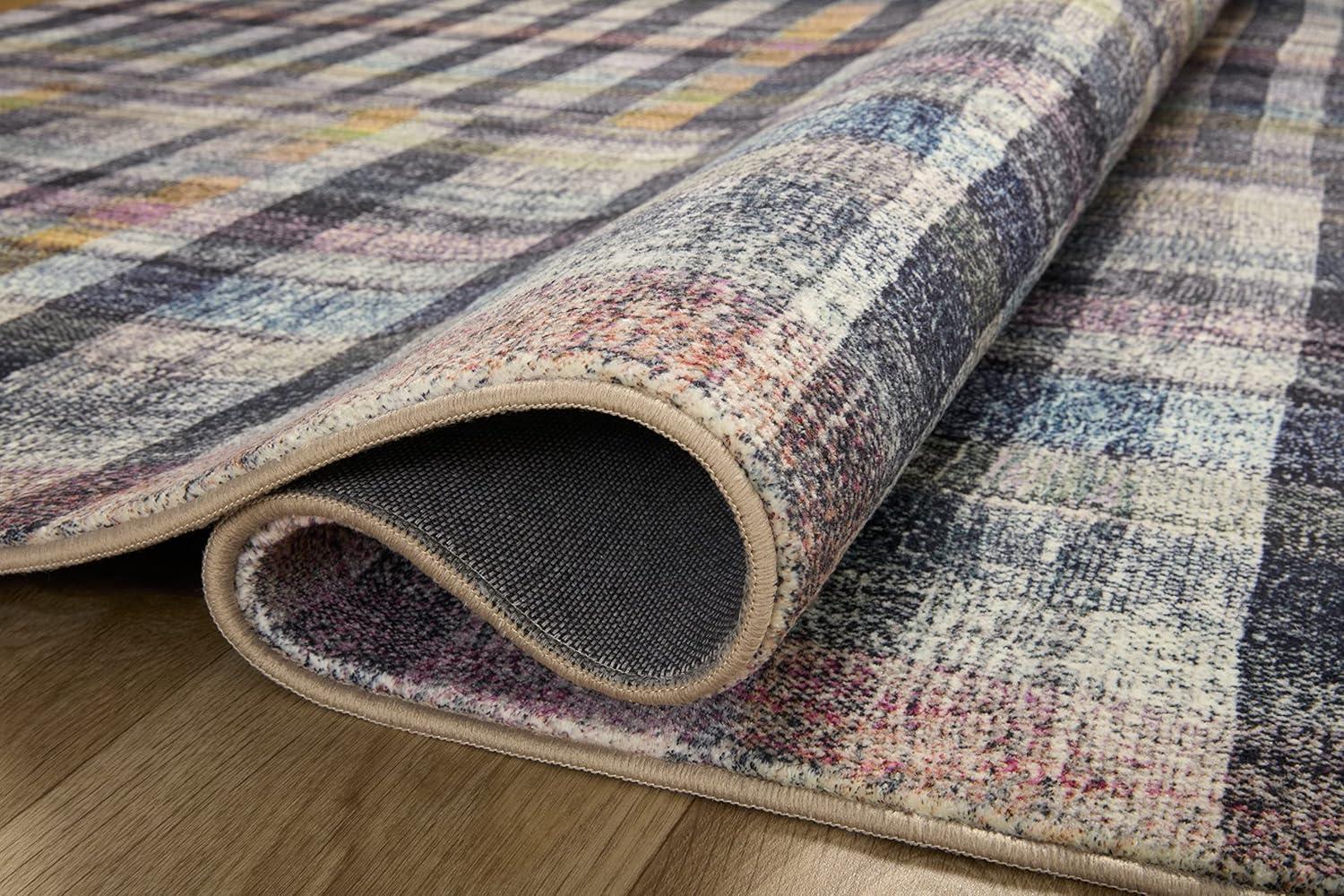 Chris Loves Julia x Loloi Humphrey Collection HUM-04 Blue/Yellow/Pink, Contemporary Area Rug