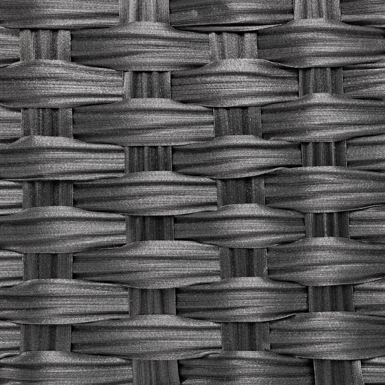 Handwoven Rectangle Laundry Hamper