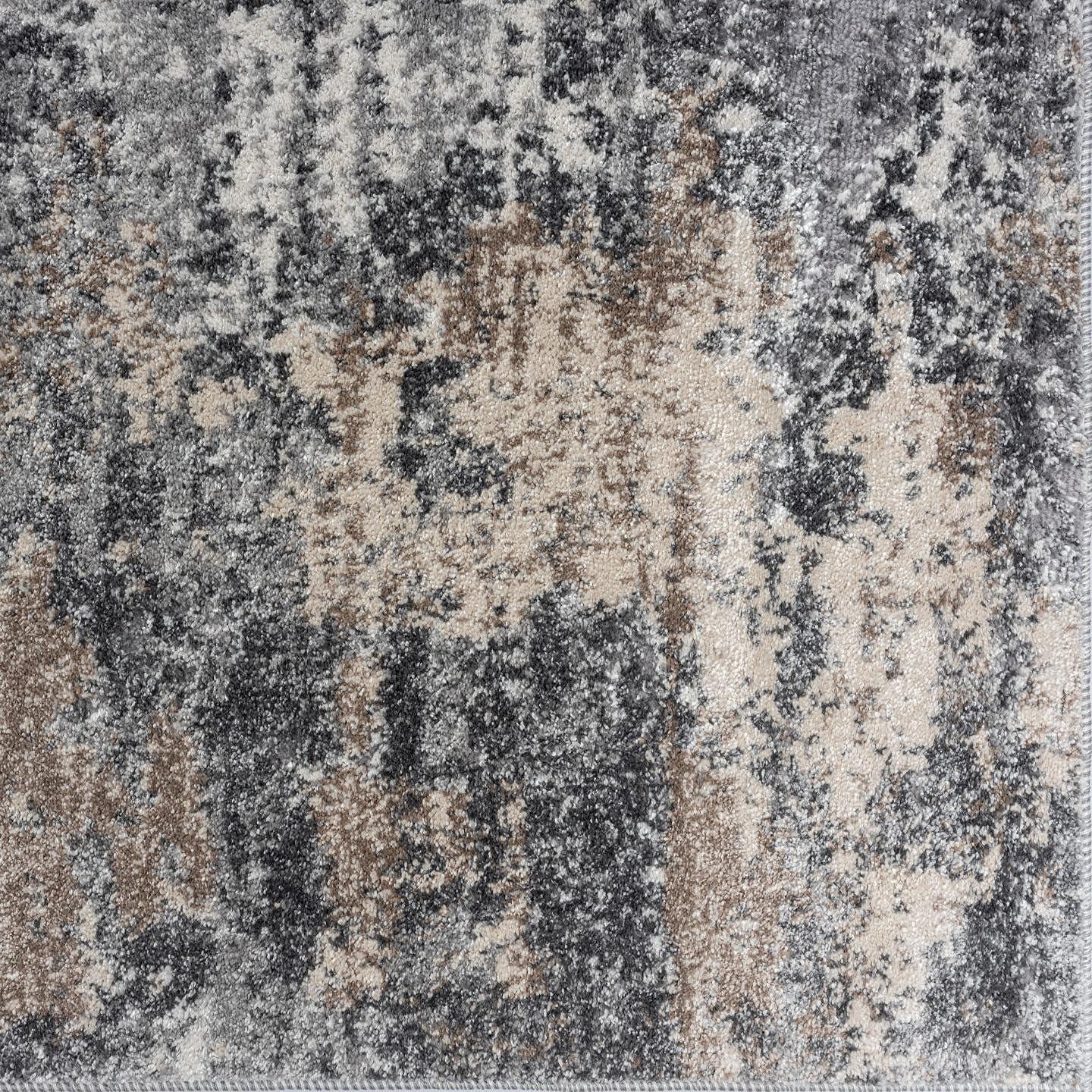 Seren Abstract Gray Area Rug