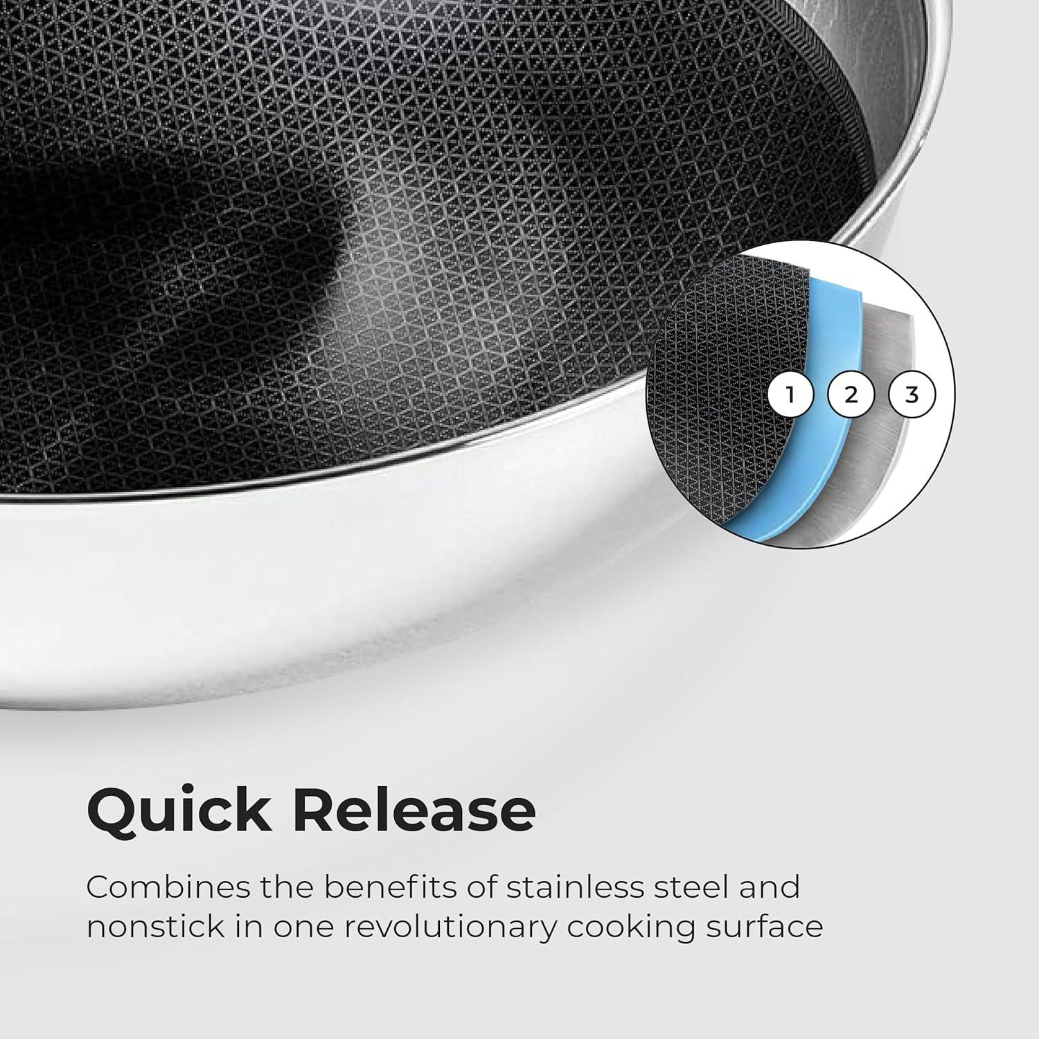 Frieling Black Cube Hybrid Quick Release Chefs Pan