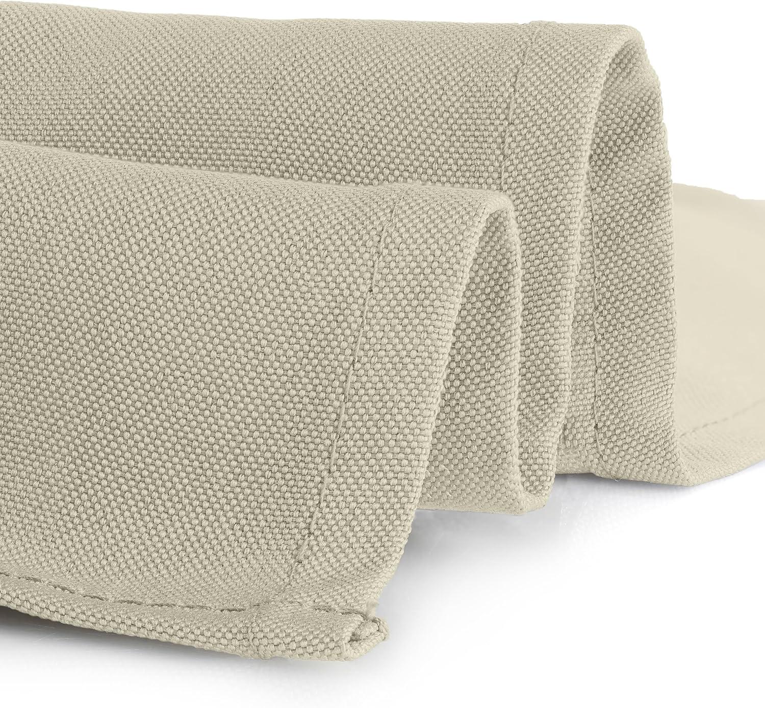 Gee Di Moda Cloth Napkins - 17 x 17 Inch - Heavy Duty Washable Polyester - Set of 12