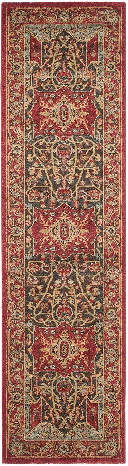 Mahal MAH625 Power Loomed Indoor Runner Rug - Red/Red - 2'2"x8' - Safavieh.