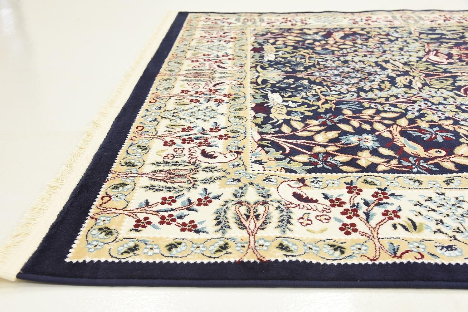 Unique Loom Bristol Narenj Vintage Floral Area Rug or Runner