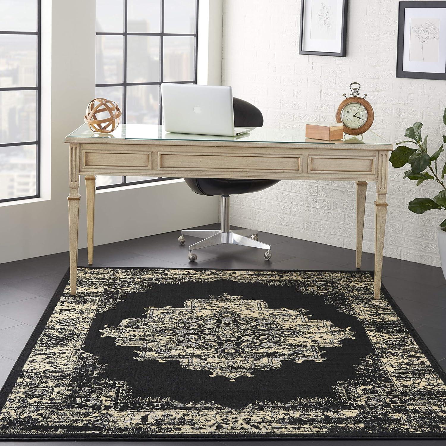 Nourison Grafix Center Medallion Area Rug