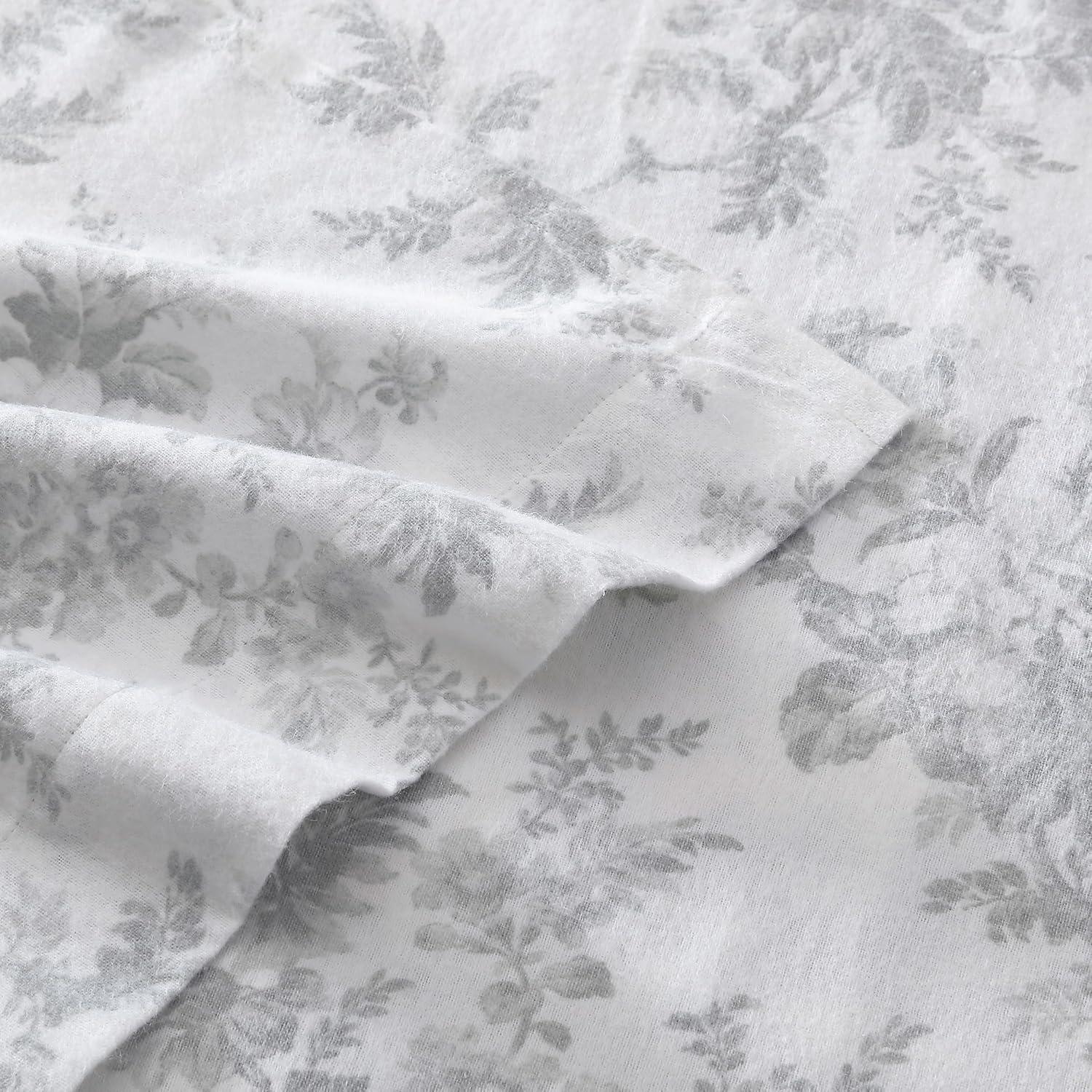 Laura Ashley Cotton Flannel Cozy Sheet Sets