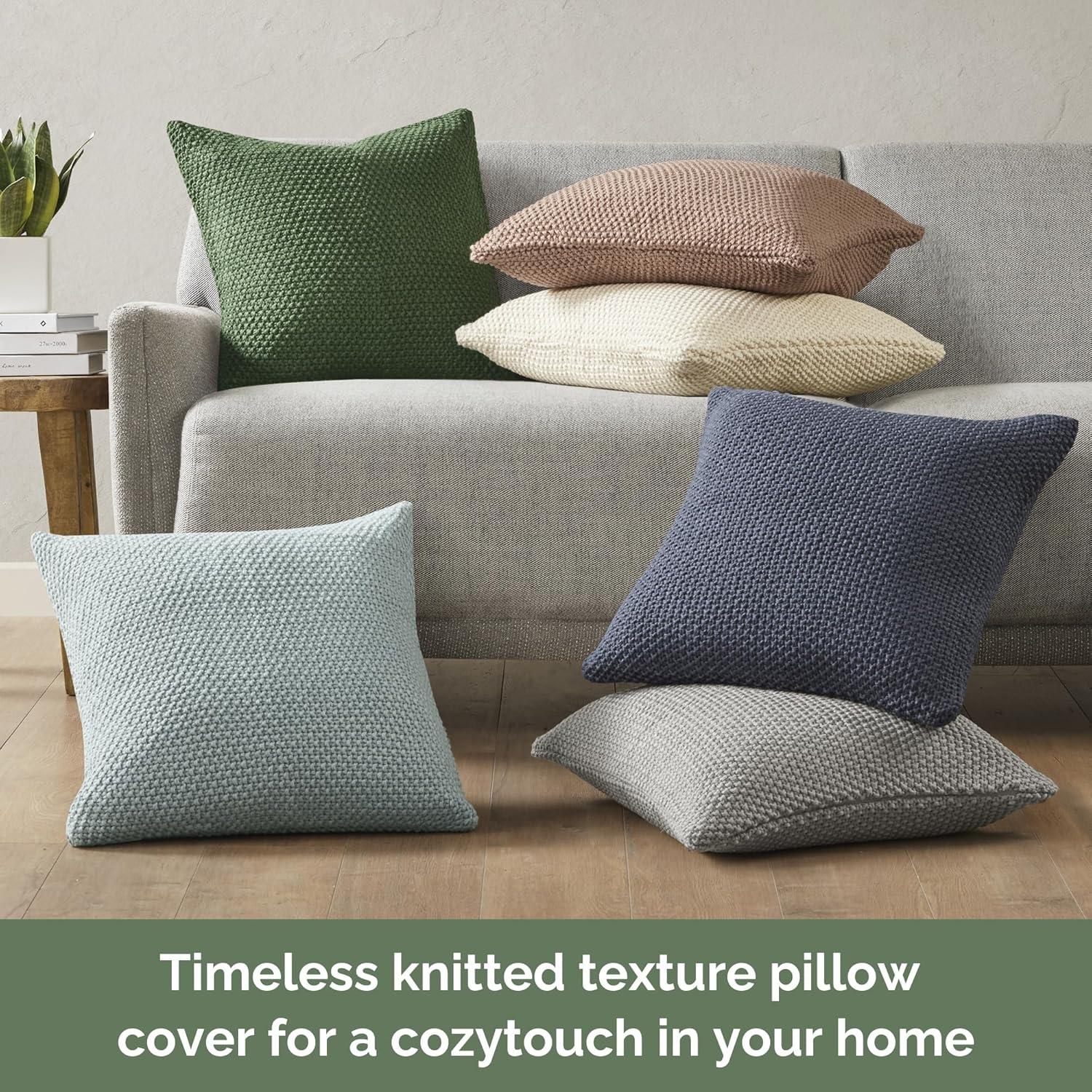Tino Knit Square Euro Pillow Sham