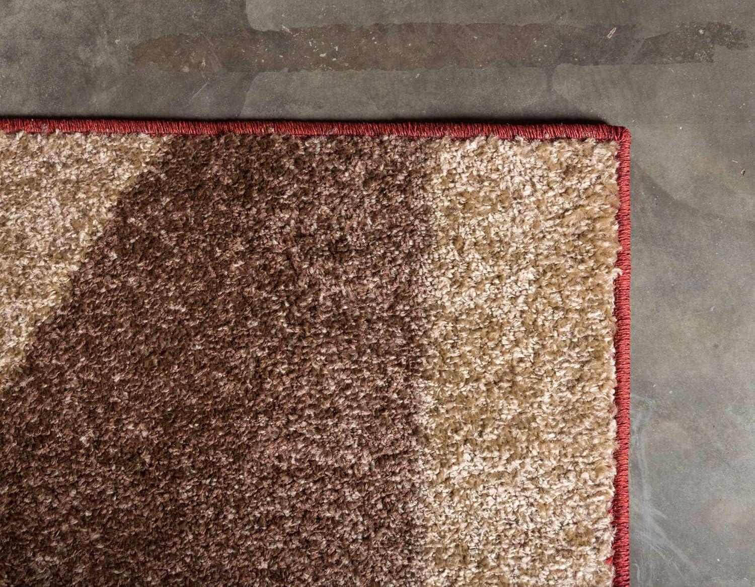 Unique Loom Autumn Collection Area Rug - Plantation (5' 3" x 8' Rectangle Multi/Beige)
