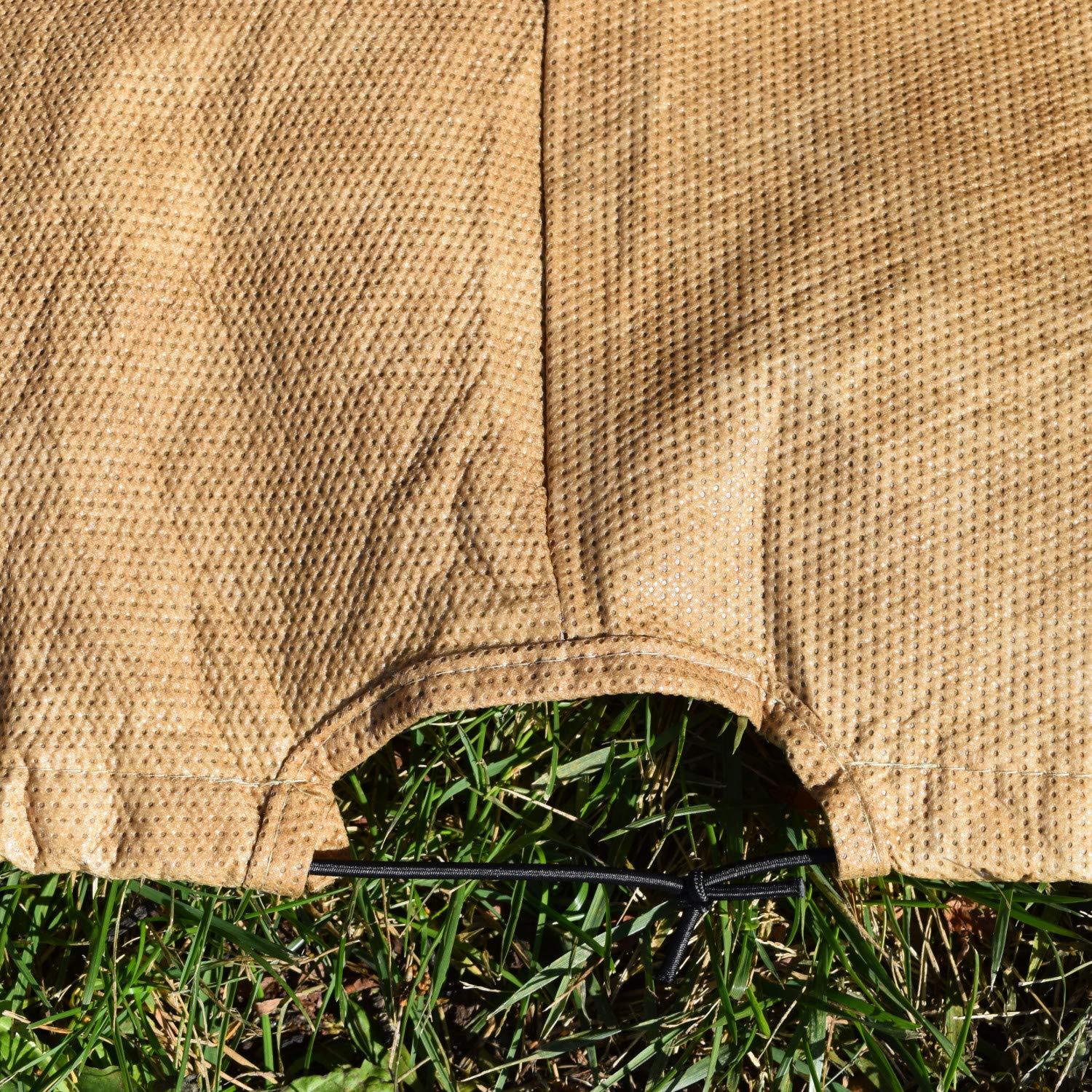 Budge XLarge Beige Patio Outdoor Chair Cover, All-Seasons (2 Pack)