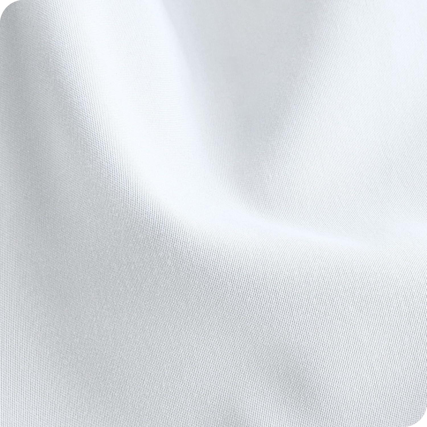 Fitted Crib Microfiber Sheet Pink Slipper/White 2pk by Bare Home