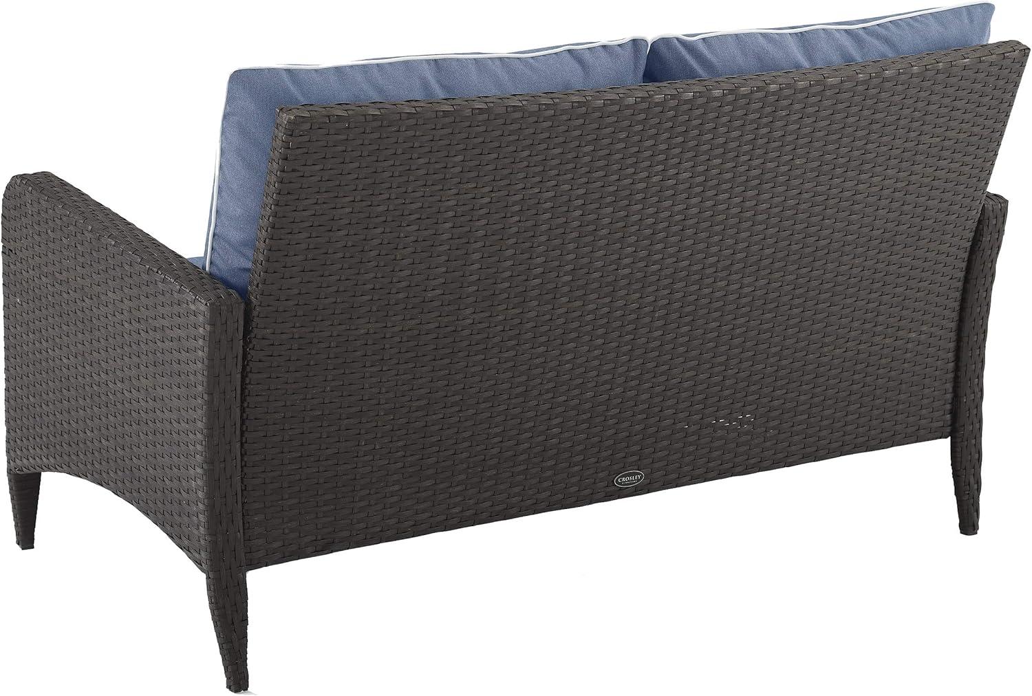 Crosley Kiawah Wicker Outdoor Patio Loveseat