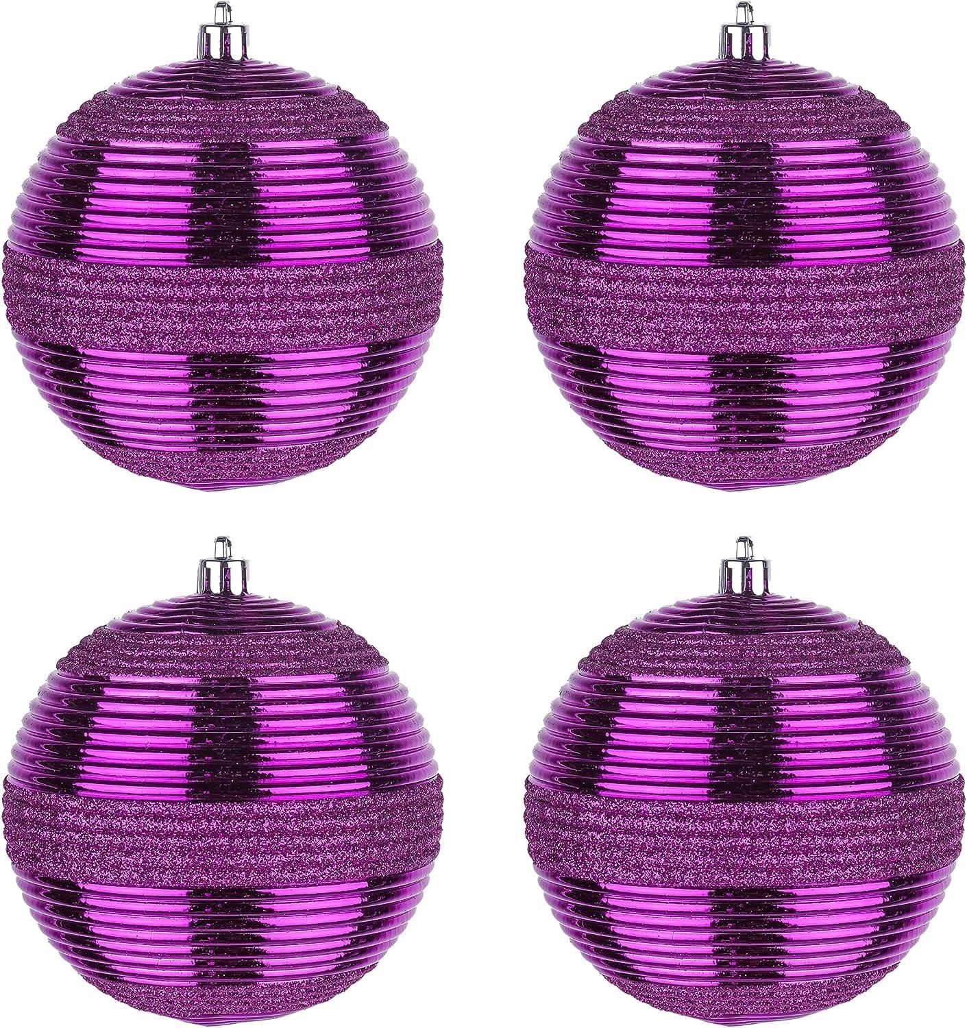 The Holiday Aisle® Shatterproof Swirling Ball Ornaments