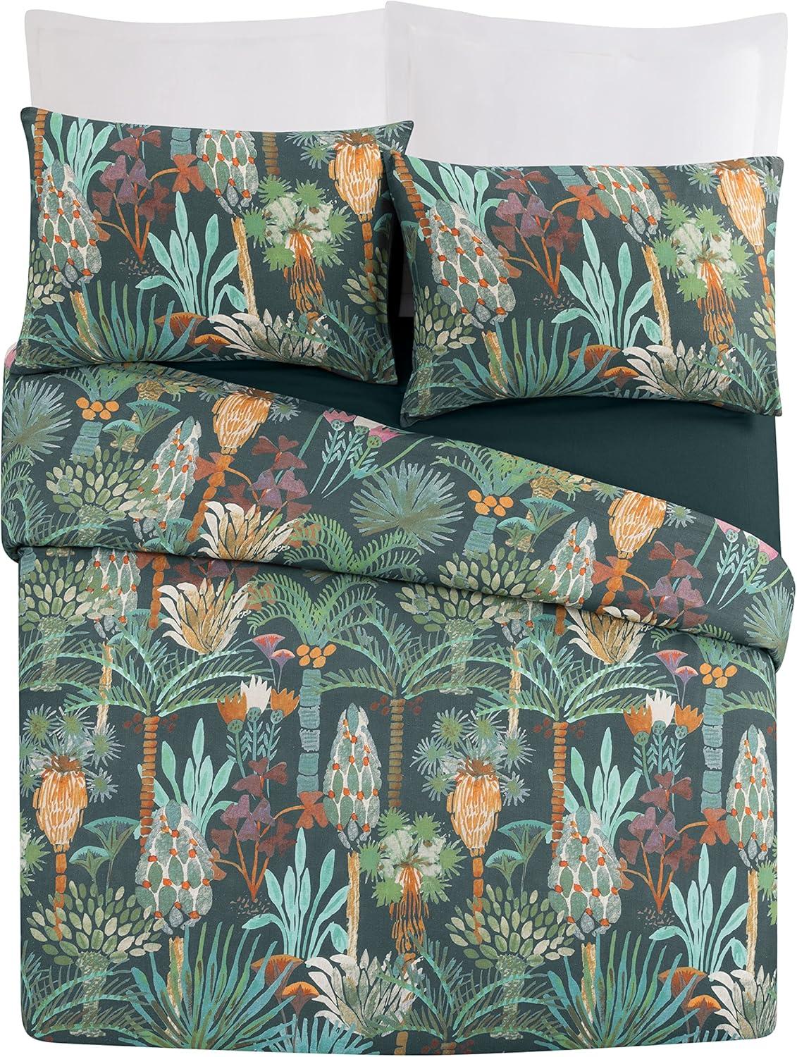 Phoenix Cotton Reversible 3 Piece Duvet Cover Set