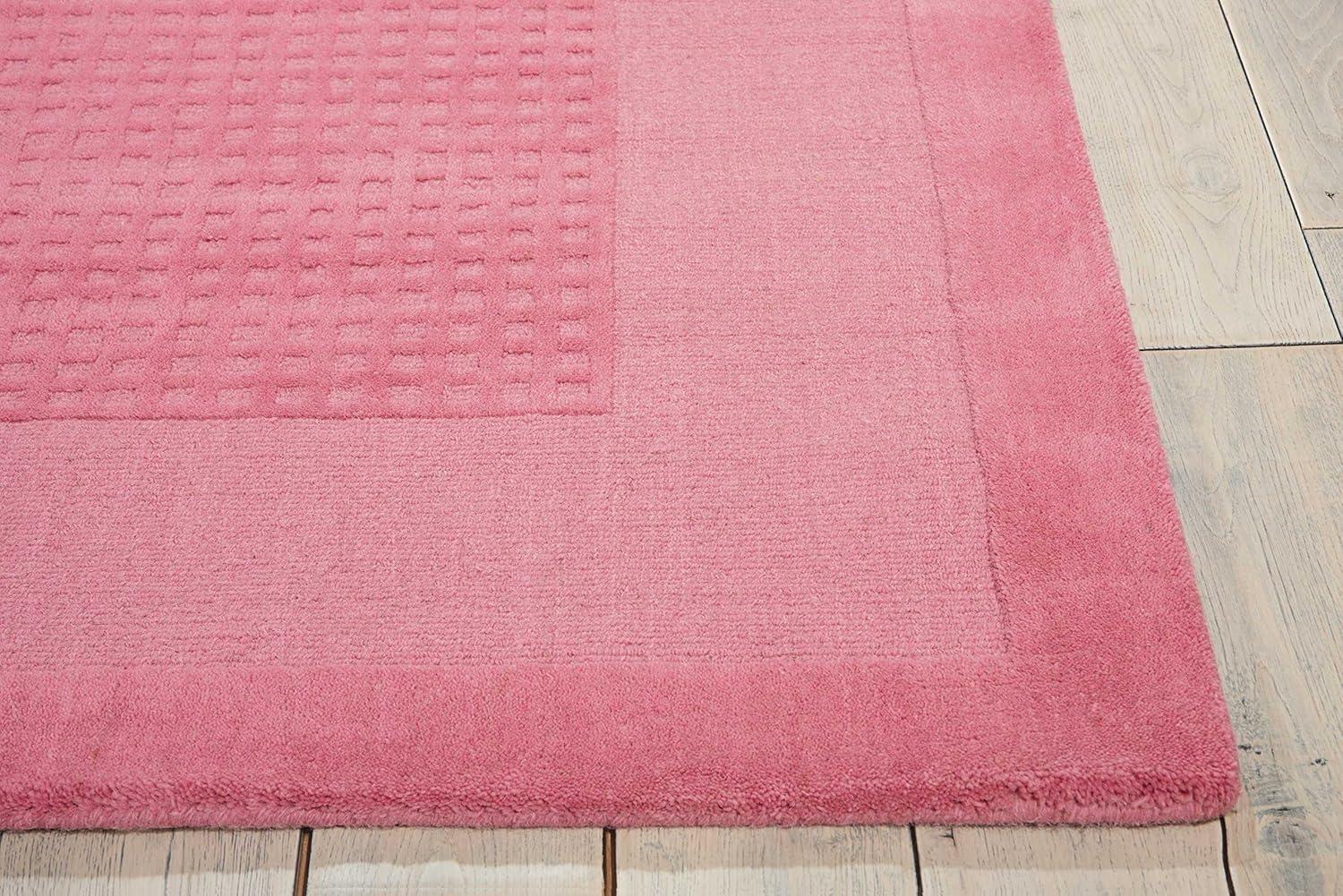 Nourison Westport Solid Blue 3'6" x 5'6" Area Rug, (4x6)