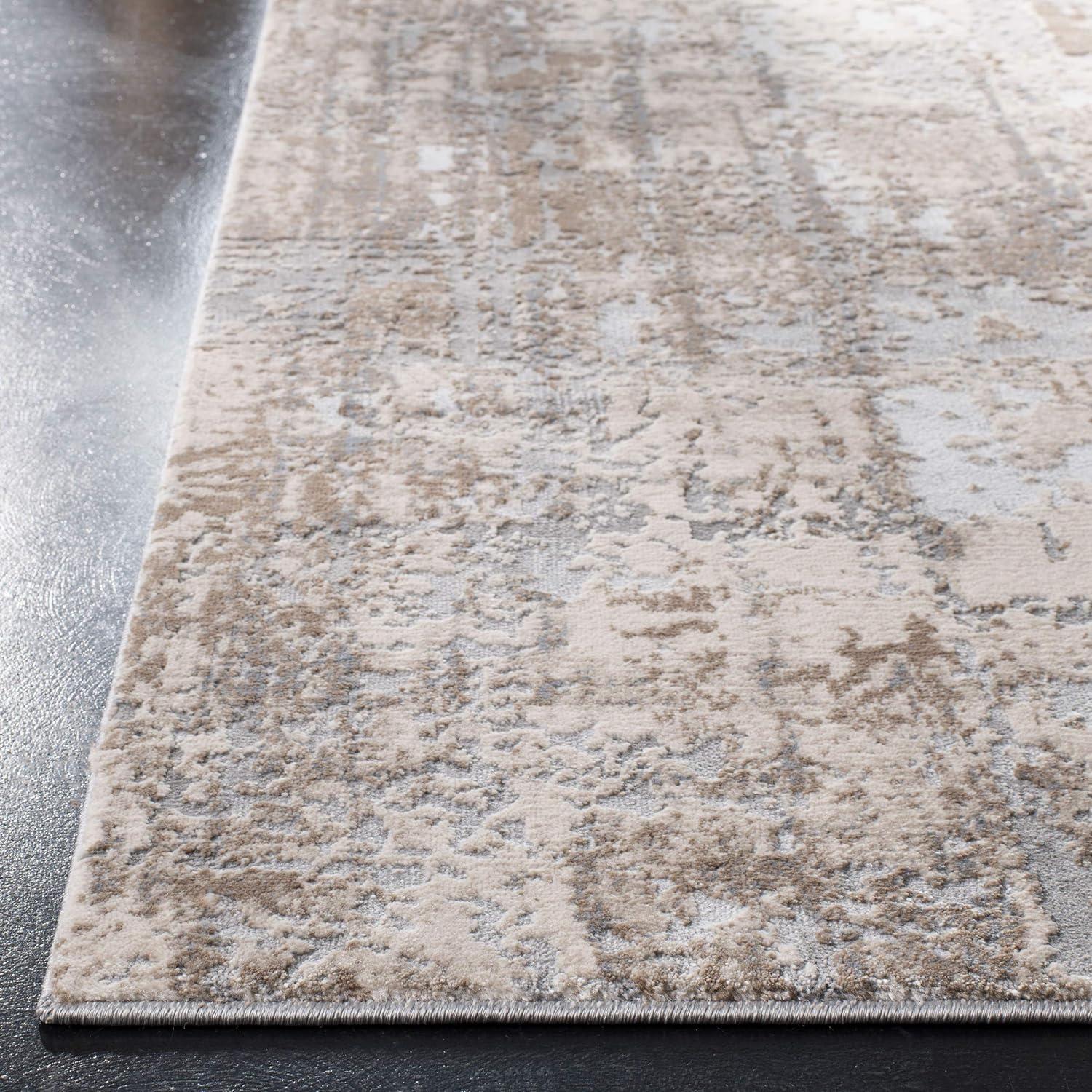 Invista INV435 Power Loomed Area Rug - Cream/Beige - 8'x10' - Safavieh