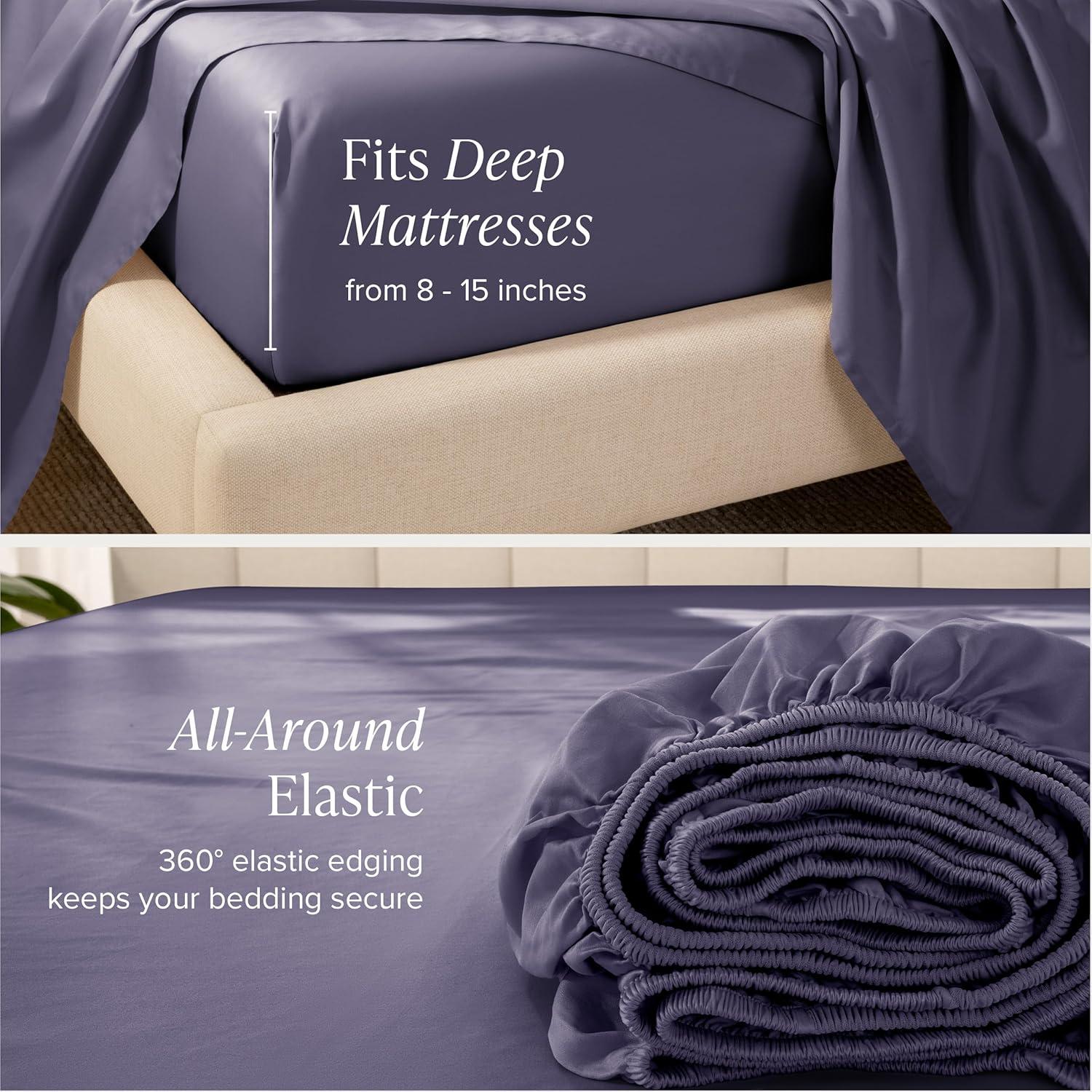 Bare Home 400 Thread Count Sateen Sheet Set