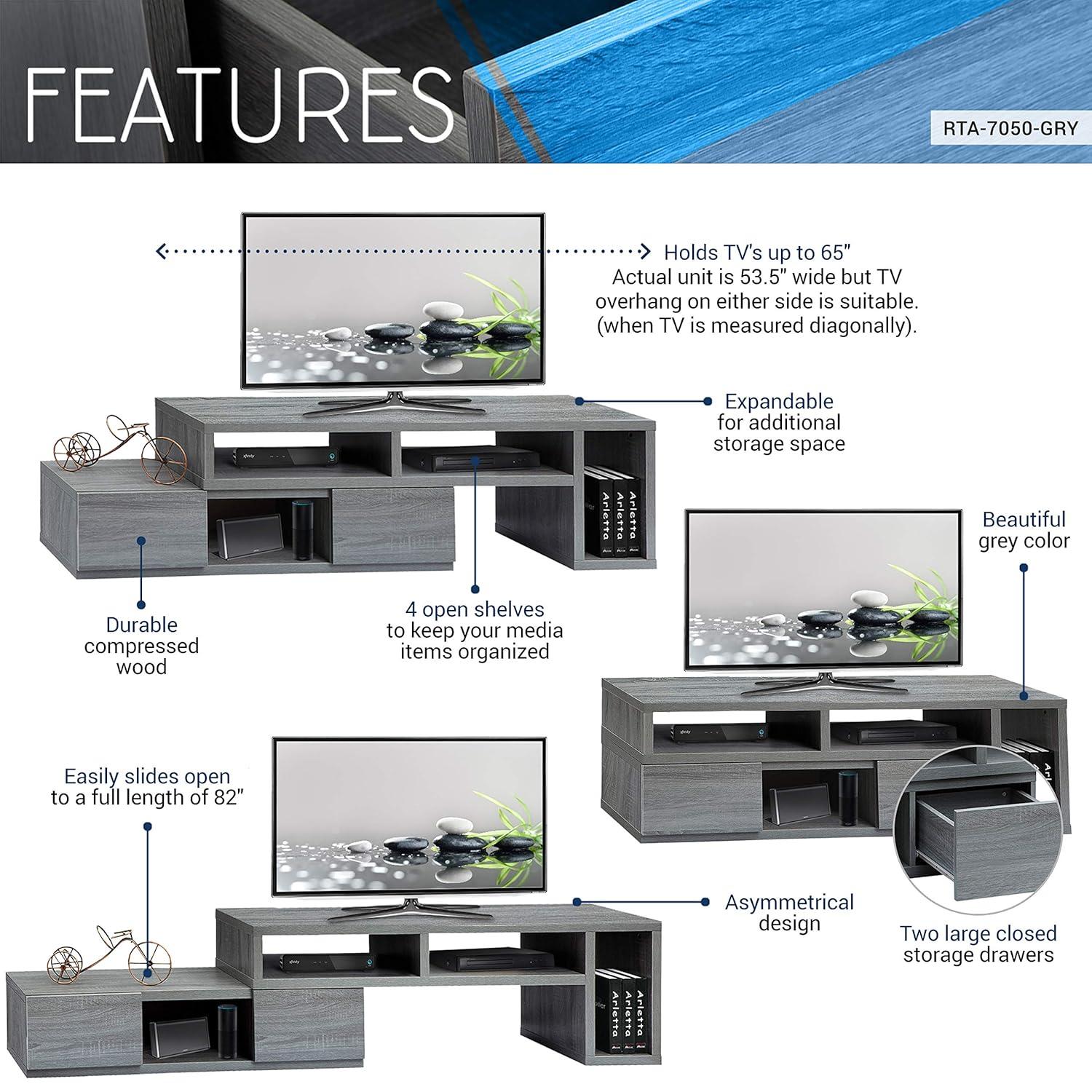 Ophelia & Co. Adjustable TV Stand Console for TV's Up to 65"