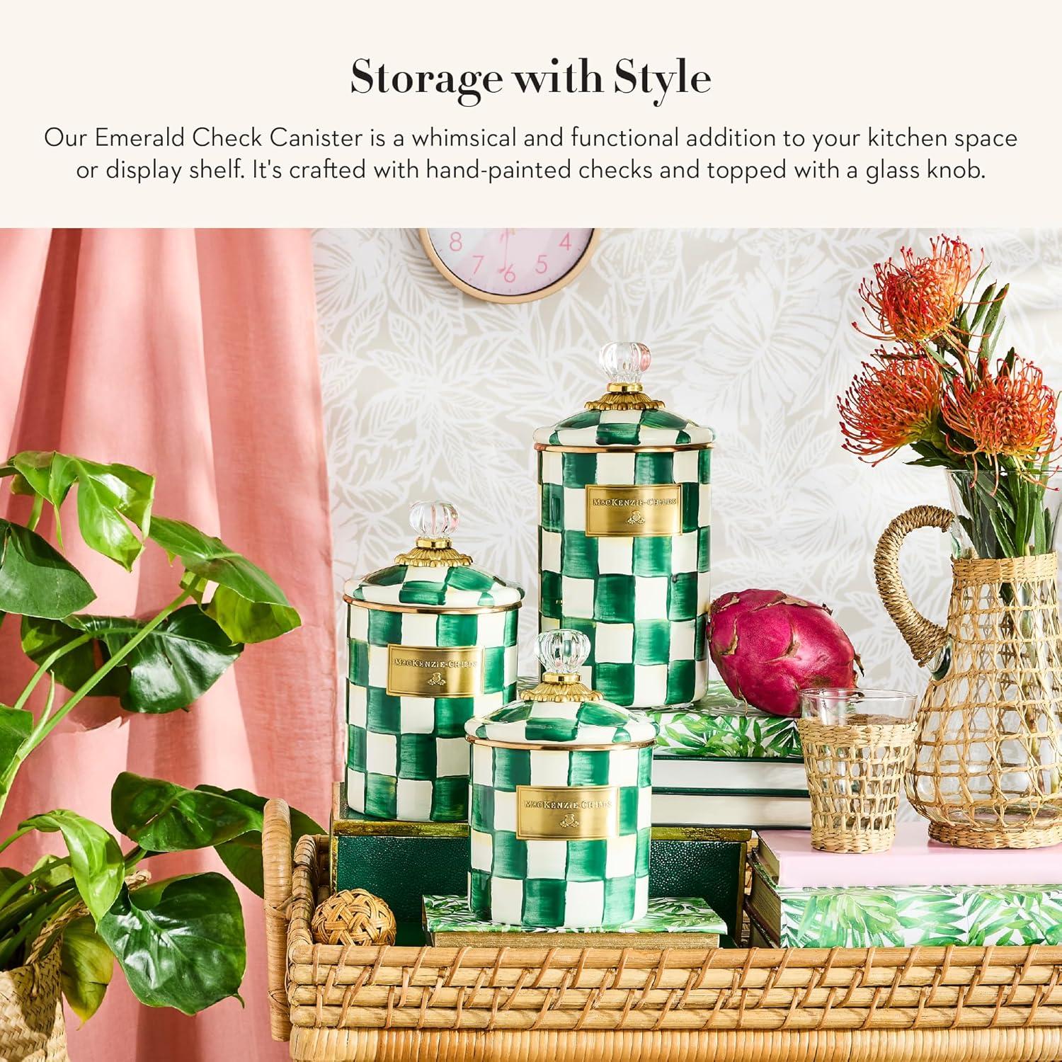 MacKenzie-Childs Courtly Check® Canister