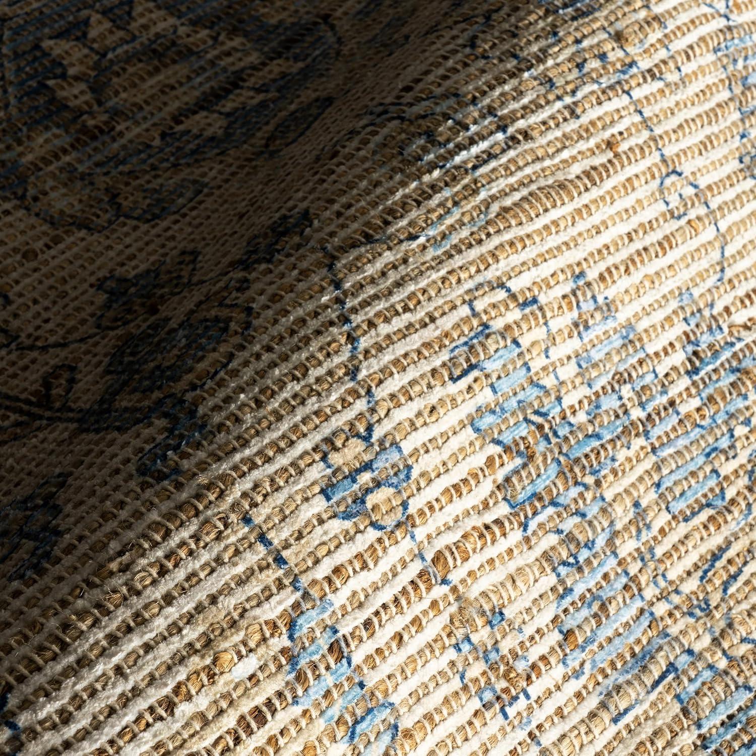 Lauren Liess x Rugs USA - Marigold Vintage Tasseled Area Rug, 6' x 9', Sand