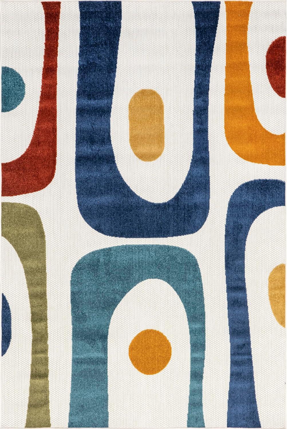 Nuloom Yolande Abstract Indoor/Outdoor Area Rug