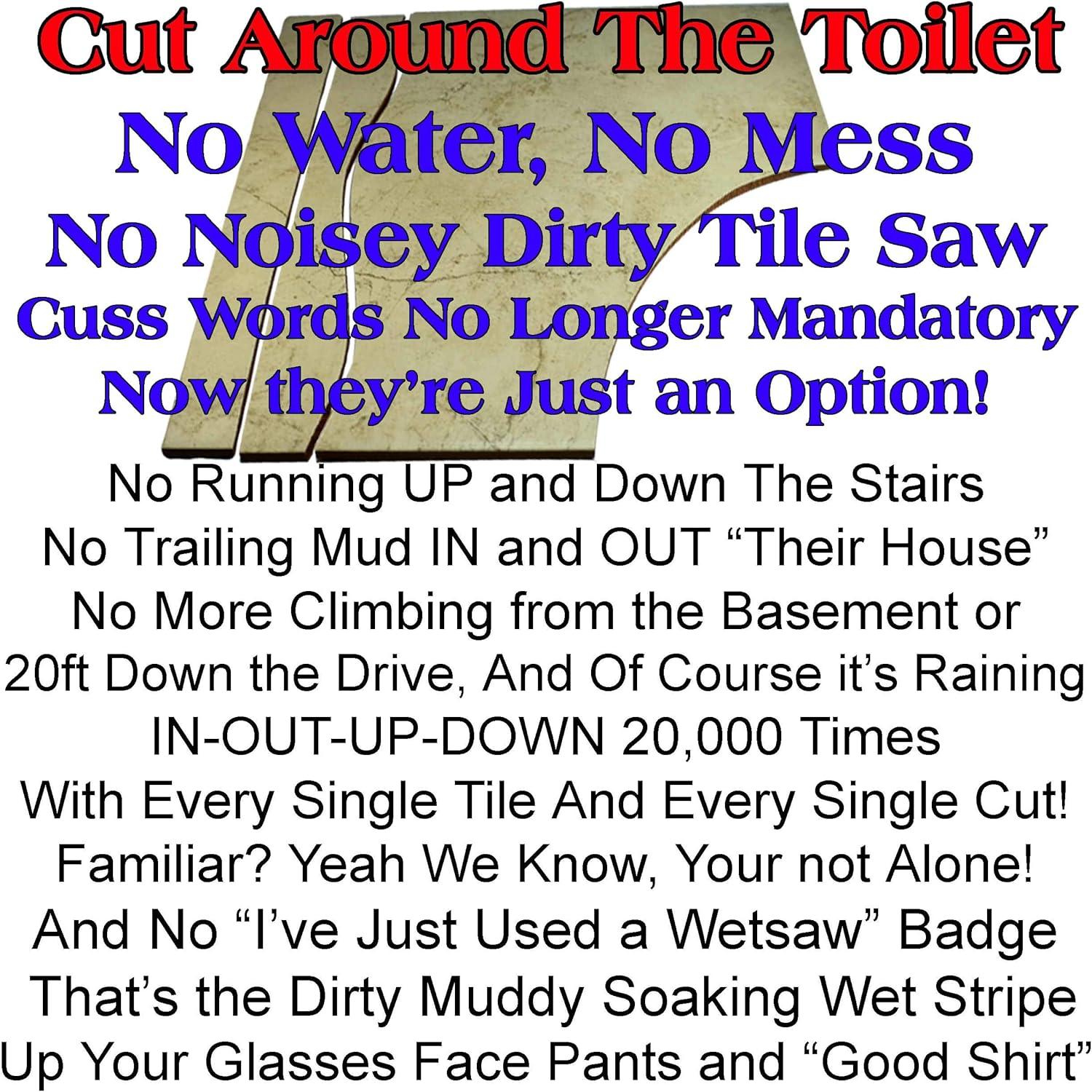 Tile Cutters Tile Tools for Cutting Ceramic Tile Glass Tile Cut Straight Lines and Curved Lines Cleanly No Wet Saw No Mess Cut Faster and Cleaner than a Wet Tile saw Replaceable Blade Cuts 1000 Feet