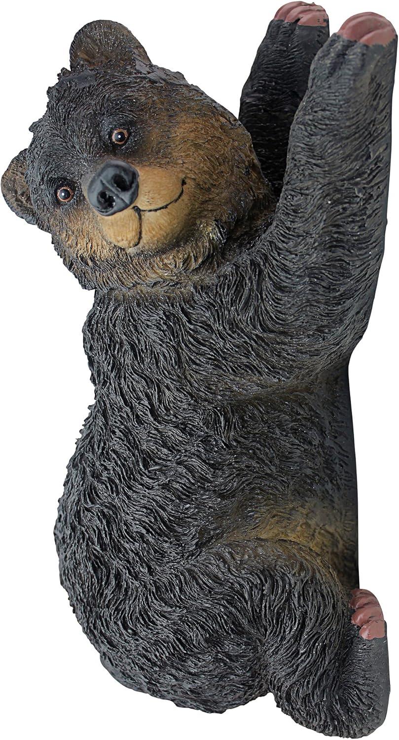 Design Toscano Yonva, the Climbing Bear Sculpture