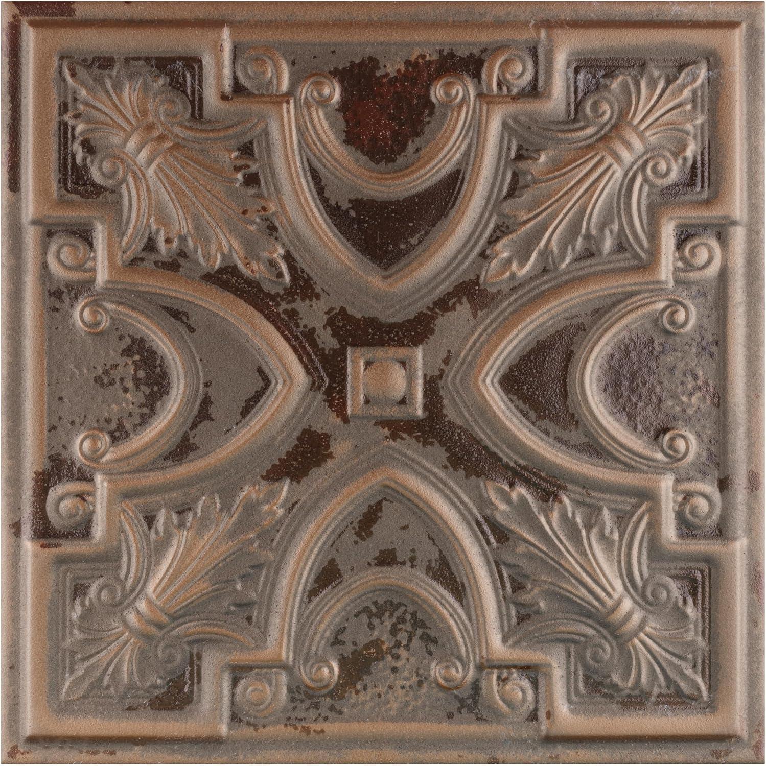 Fitz 8" x 8" Ceramic Patterned Wall Tile