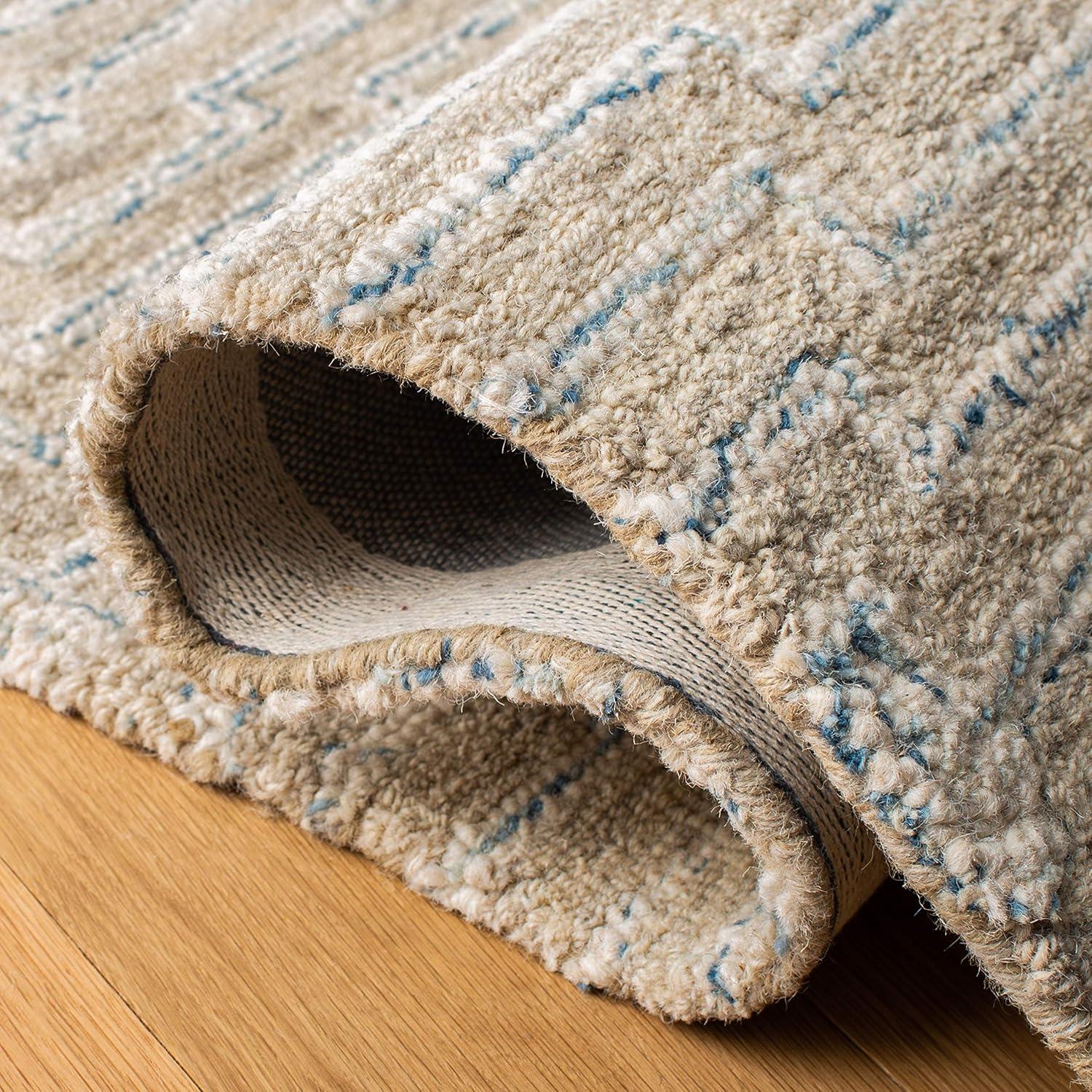 Micro-Loop MLP178 Hand Tufted Area Rug - Light Grey/Ivory - 8'x10' - Safavieh.