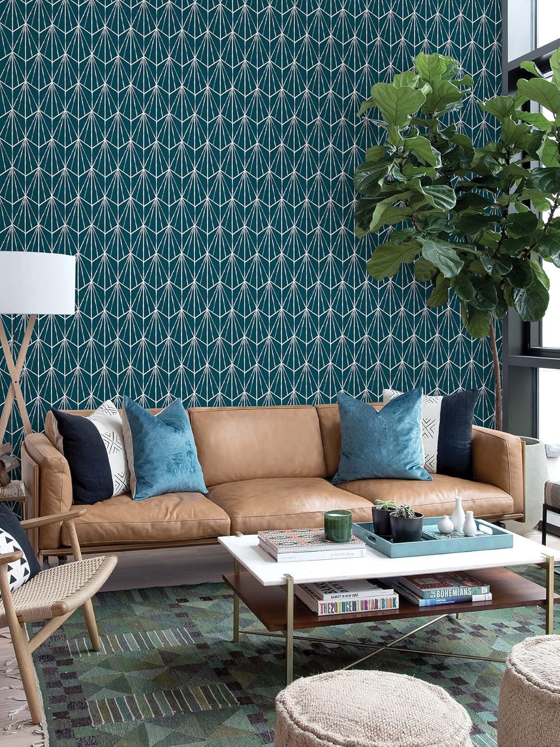 Indigo Dorset Peel & Stick Wallpaper