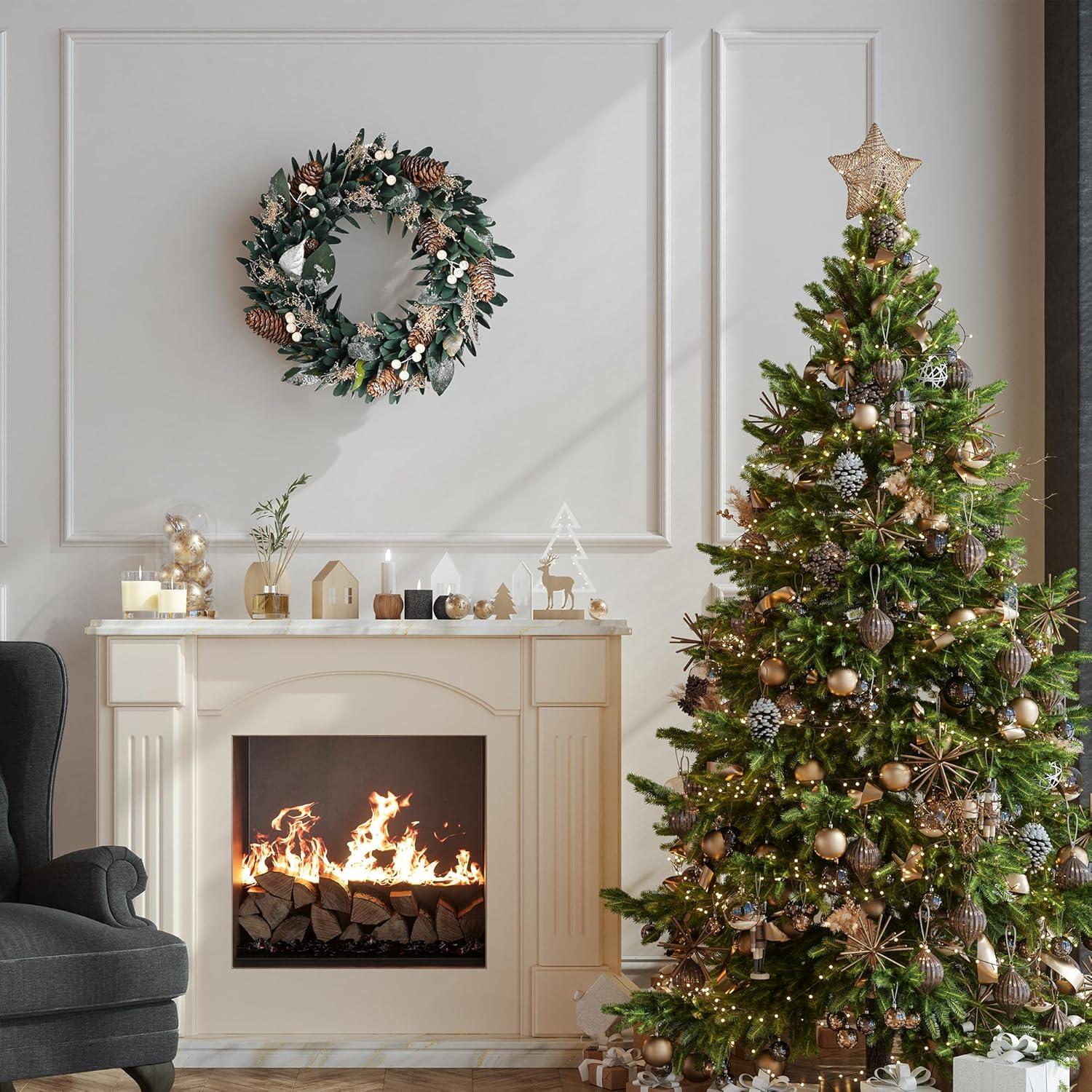 Northlight Seasonal Faux Mixed Assortment Plastic 2'' Wreath