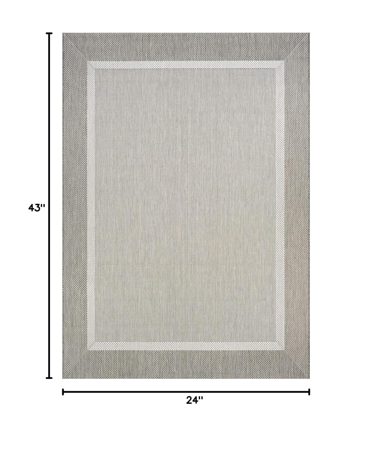 Couristan Saniya Flatwoven Champagne Taupe Indoor Outdoor Area Rug