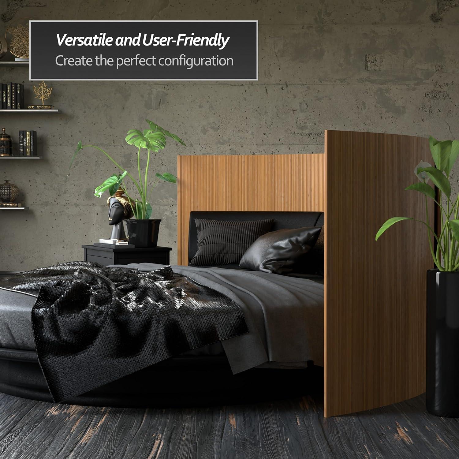 4 ft. Short Bamboo Wave Screen - Natural