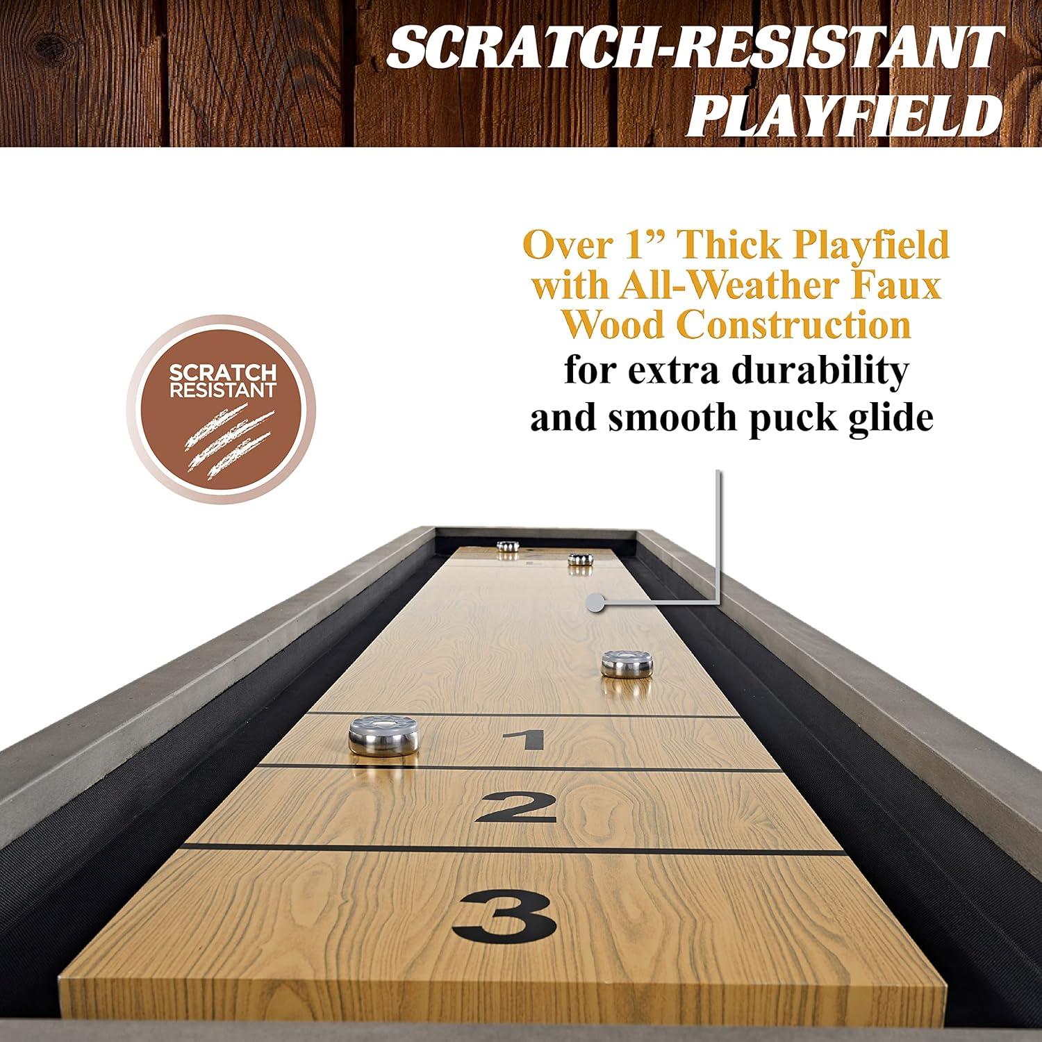 Barrington Billiards Company Barrington 9ft Wentworth Shuffleboard Table with 8-Puck Set