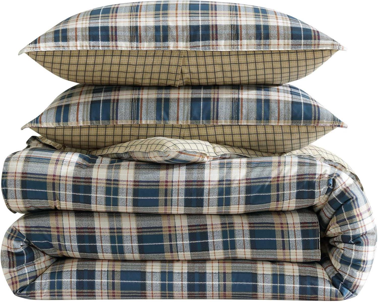 Eddie Bauer Eddie Bauer Port Gamble Indigo Cotton Duvet Cover Set