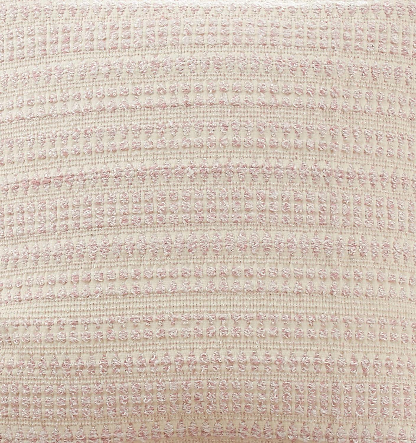 Saro Celeste Collection Geometric Cotton Blend Throw Pillow